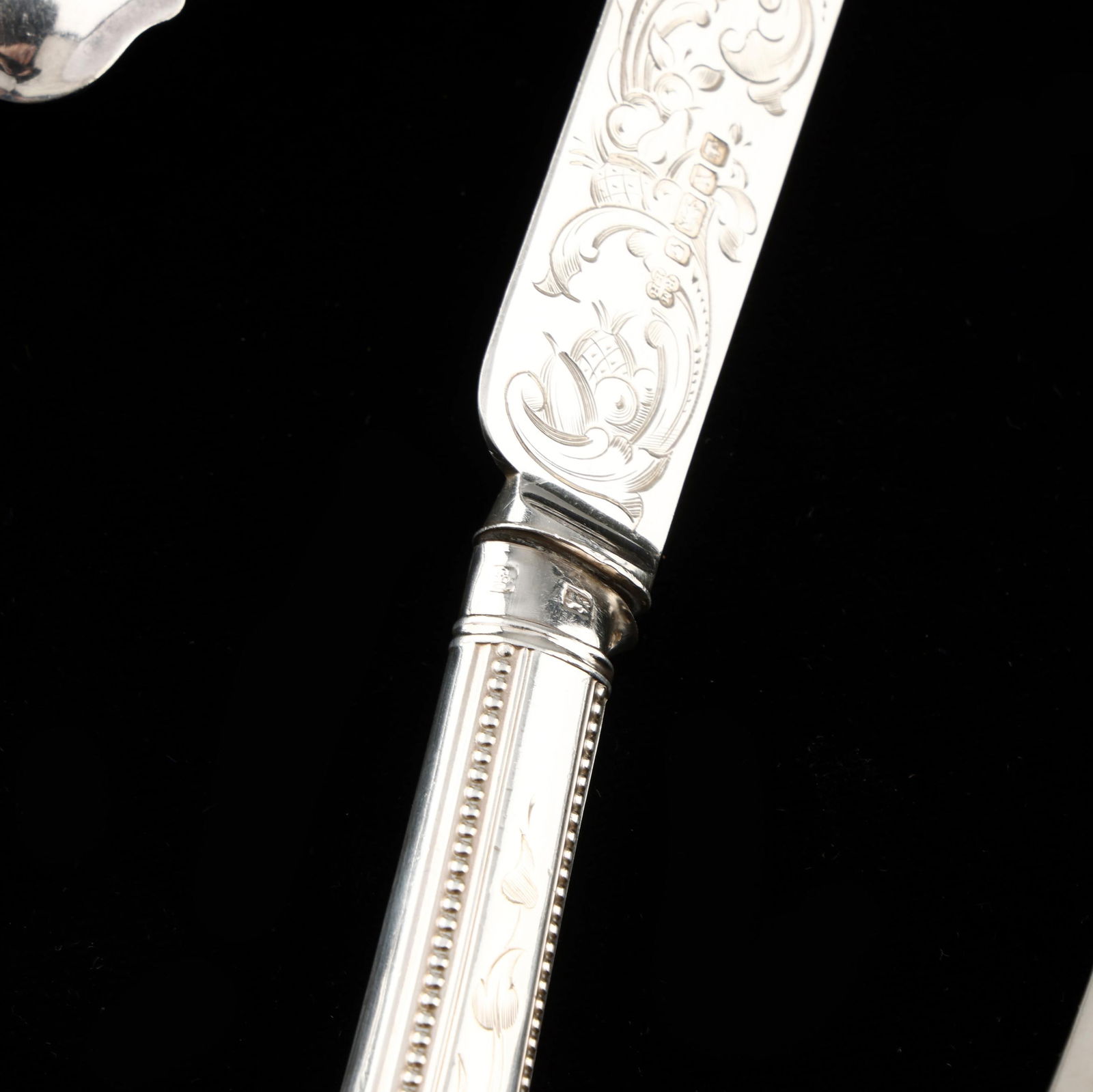 Seven Assorted Silver Flatware Servers - 7