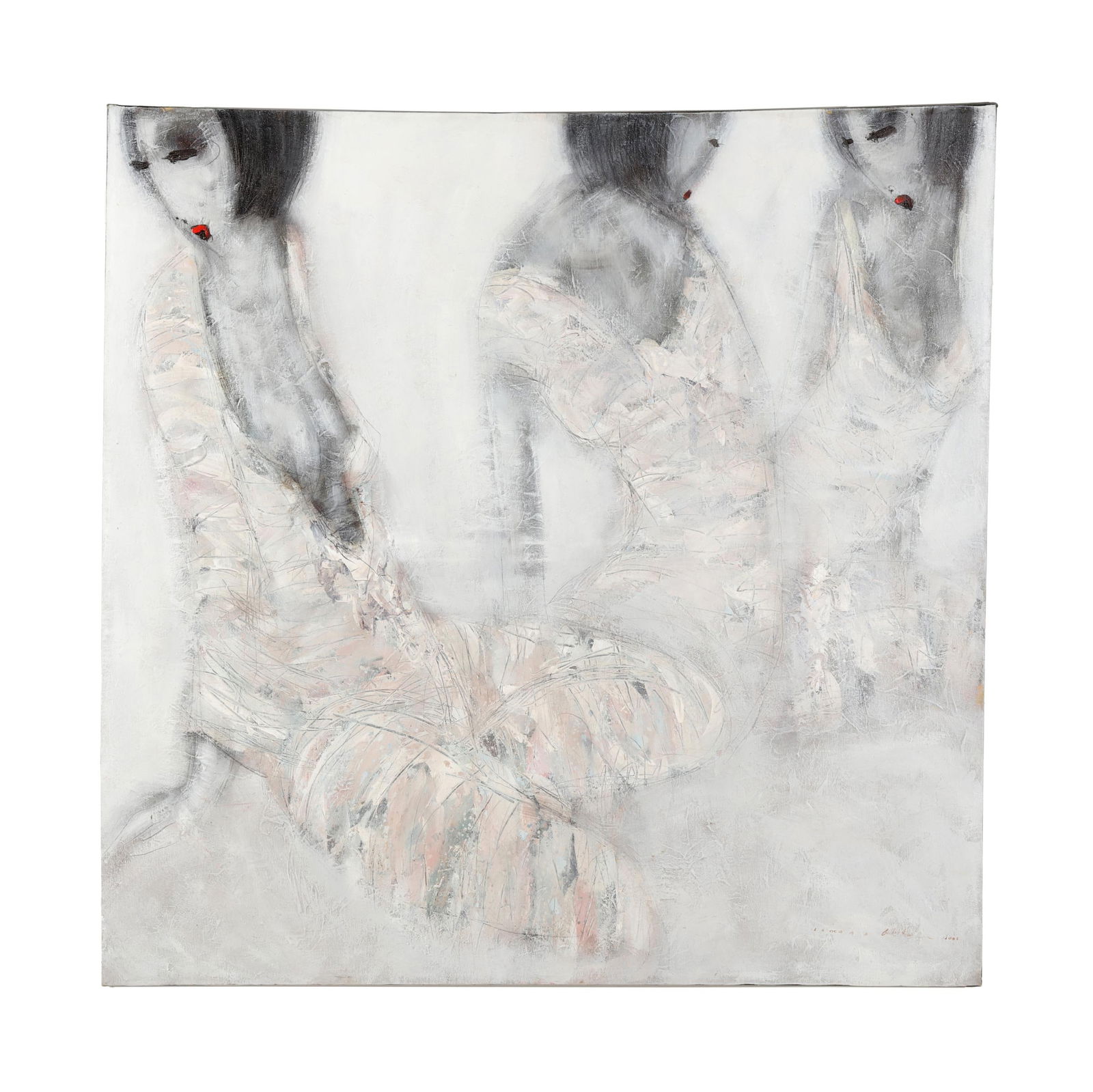 A A Okaa (Indonesian), Three Figures (1 of 4)