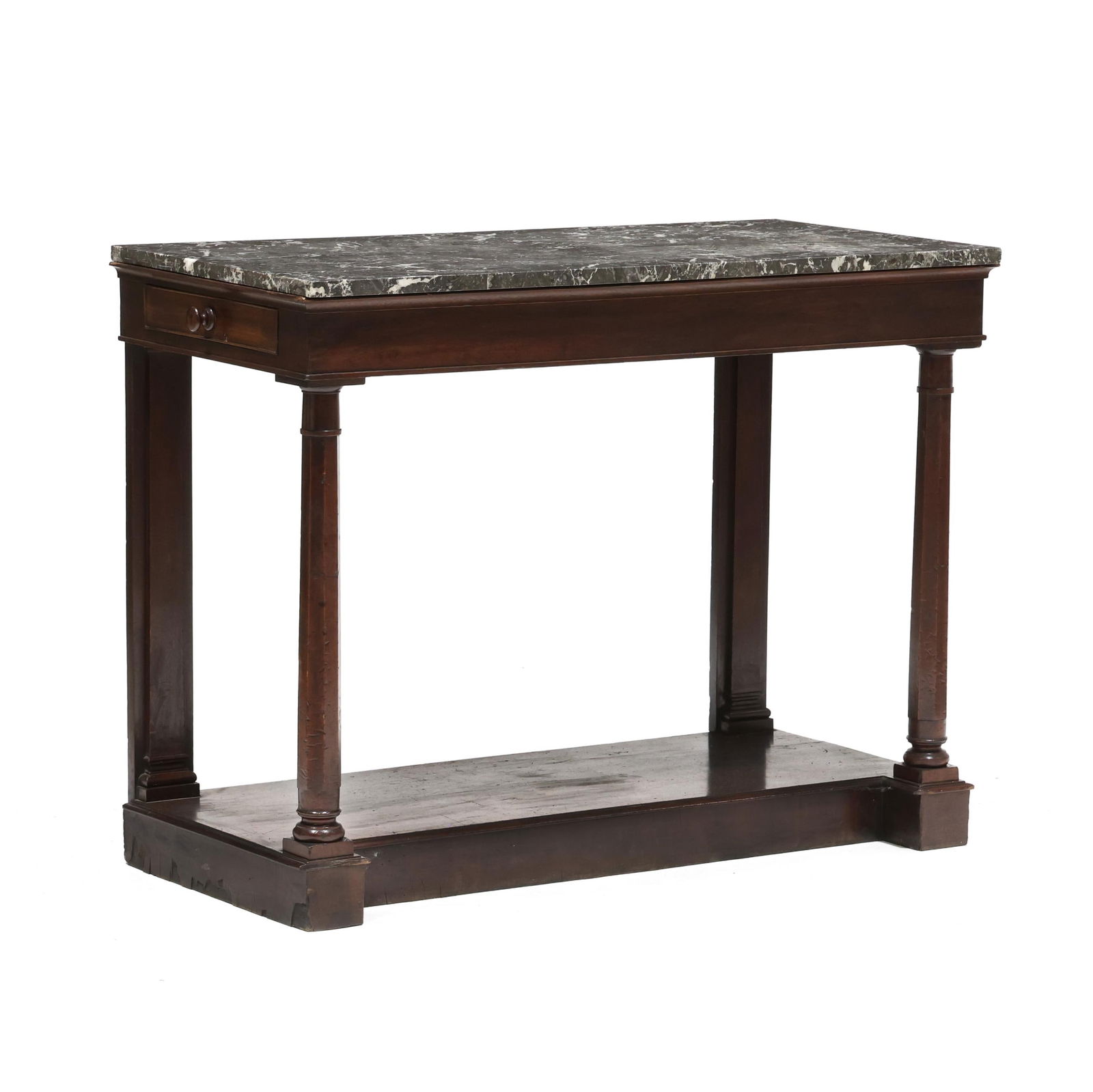 Antique English Marble Top Server (1 of 8)