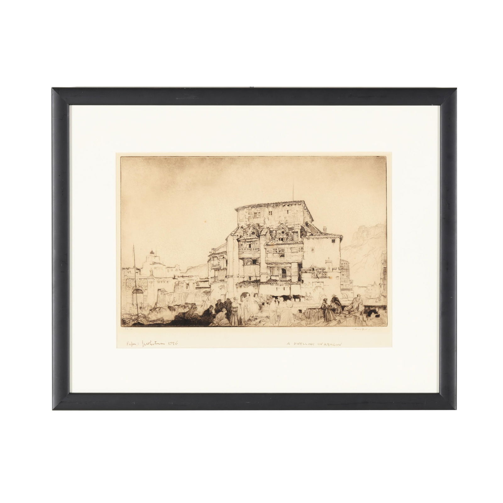 Sir William Russell Flint (Scottish, 1880-1969), A Dwelling In Aragon (1 of 11)