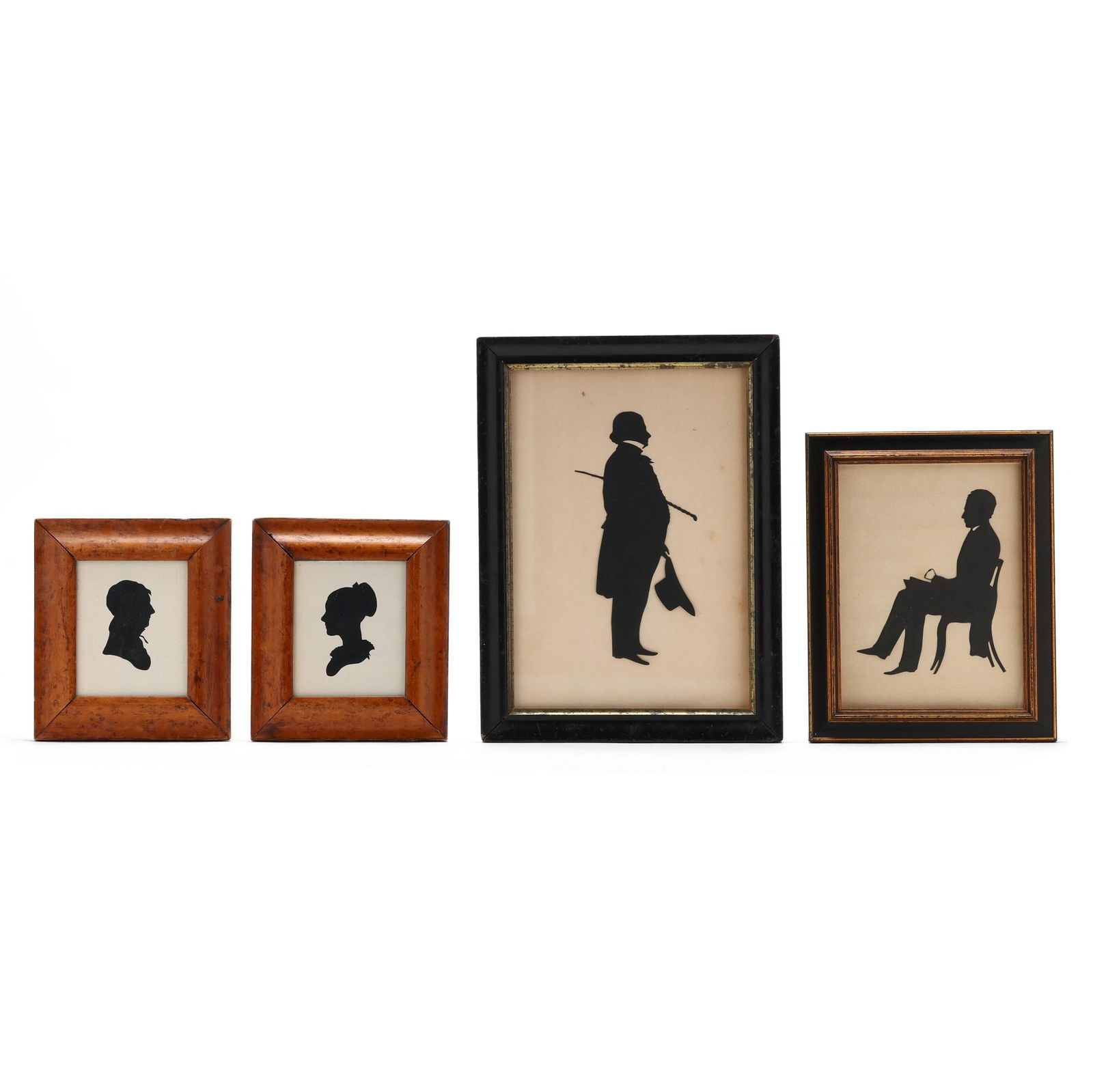 Four Antique Cut Silhouettes (1 of 5)