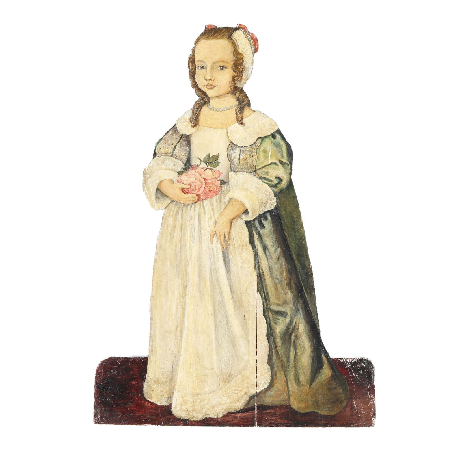 Victorian Painted Figural Dummy Board (1 of 5)