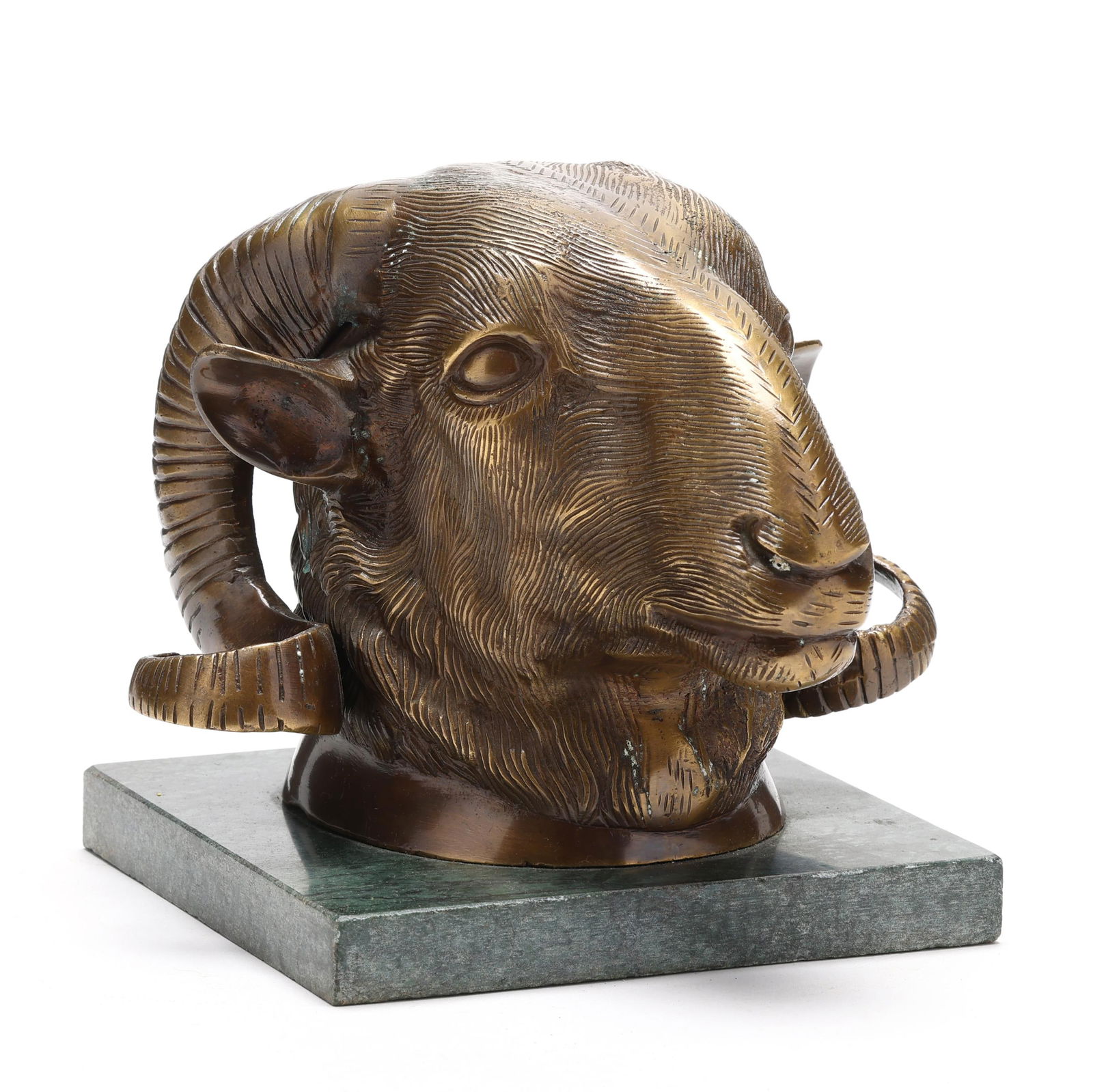 Bronze Model of a Ram's Head (1 of 7)