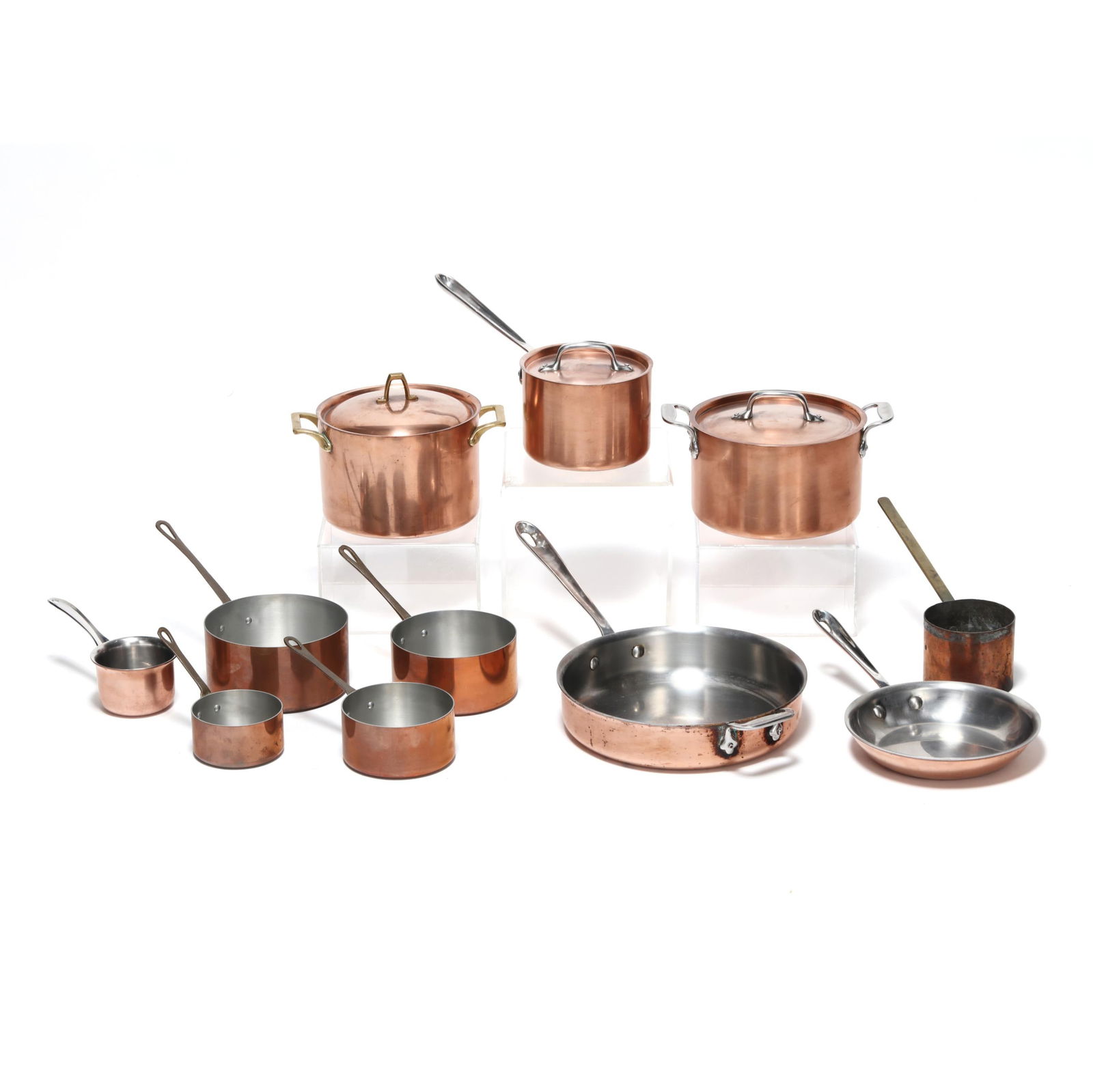Eleven Pieces of Copper Cookware (1 of 12)