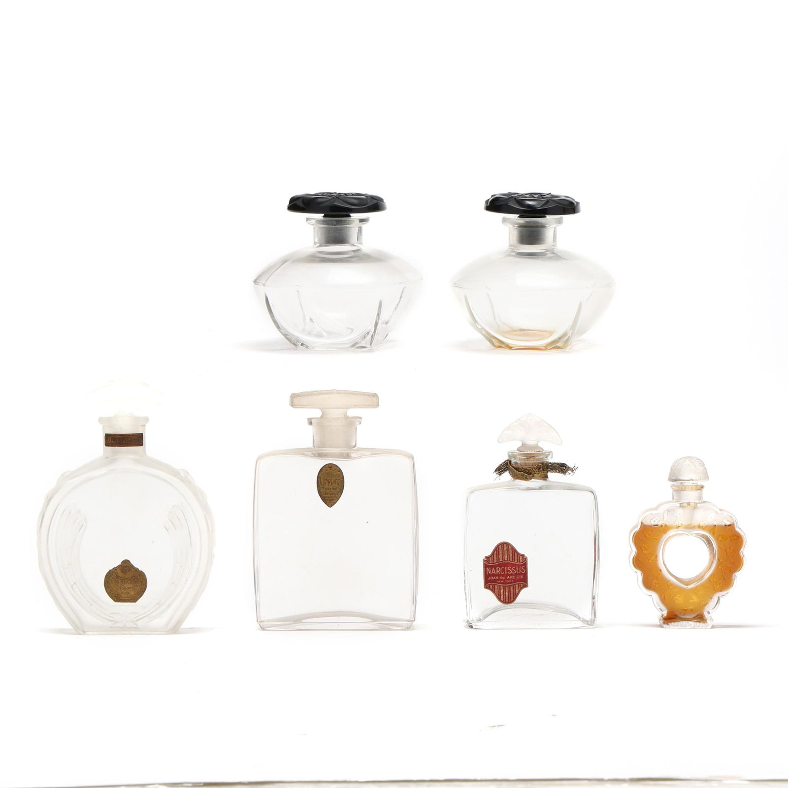 Six Vintage Glass Perfume Bottles (1 of 19)