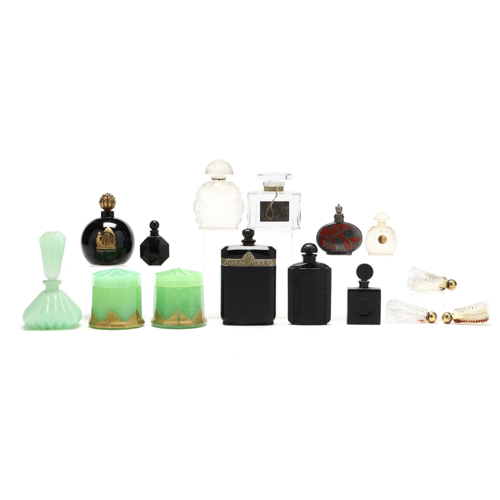 (13) Art Deco Perfume Bottles and Dresser Jars (1 of 20)