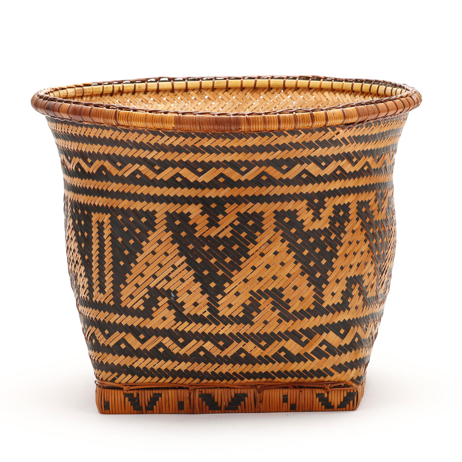 Vintage Palawan Woven Storage Basket (1 of 5)
