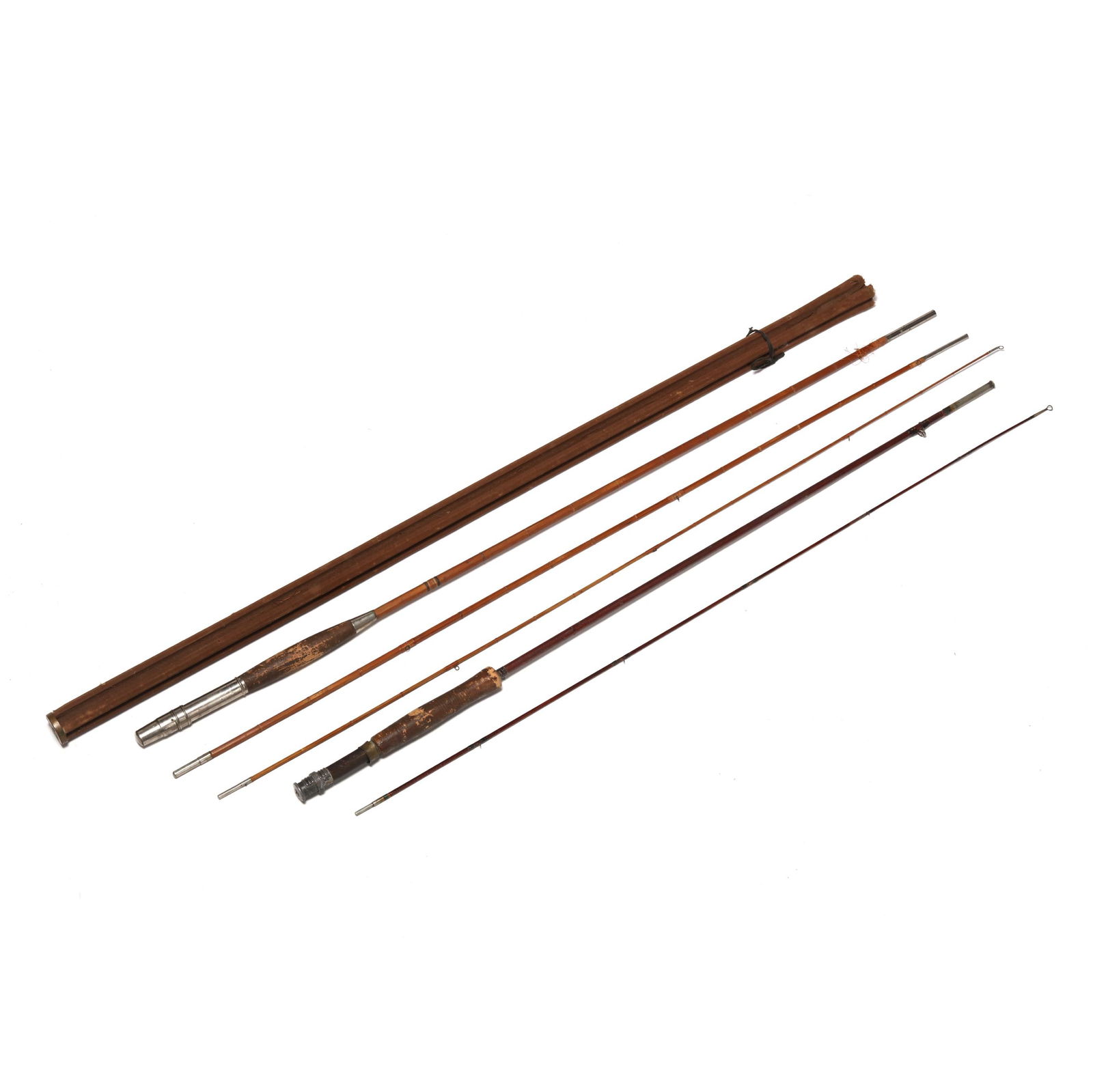 Two Vintage Fly Fishing Rods with Case (1 of 3)