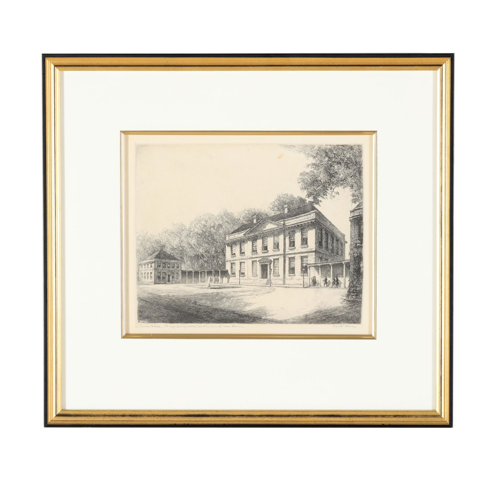 Louis Orr (American, 1879-1961), Tryon's Palace, First North Carolina State Capitol, New Bern (1 of 6)