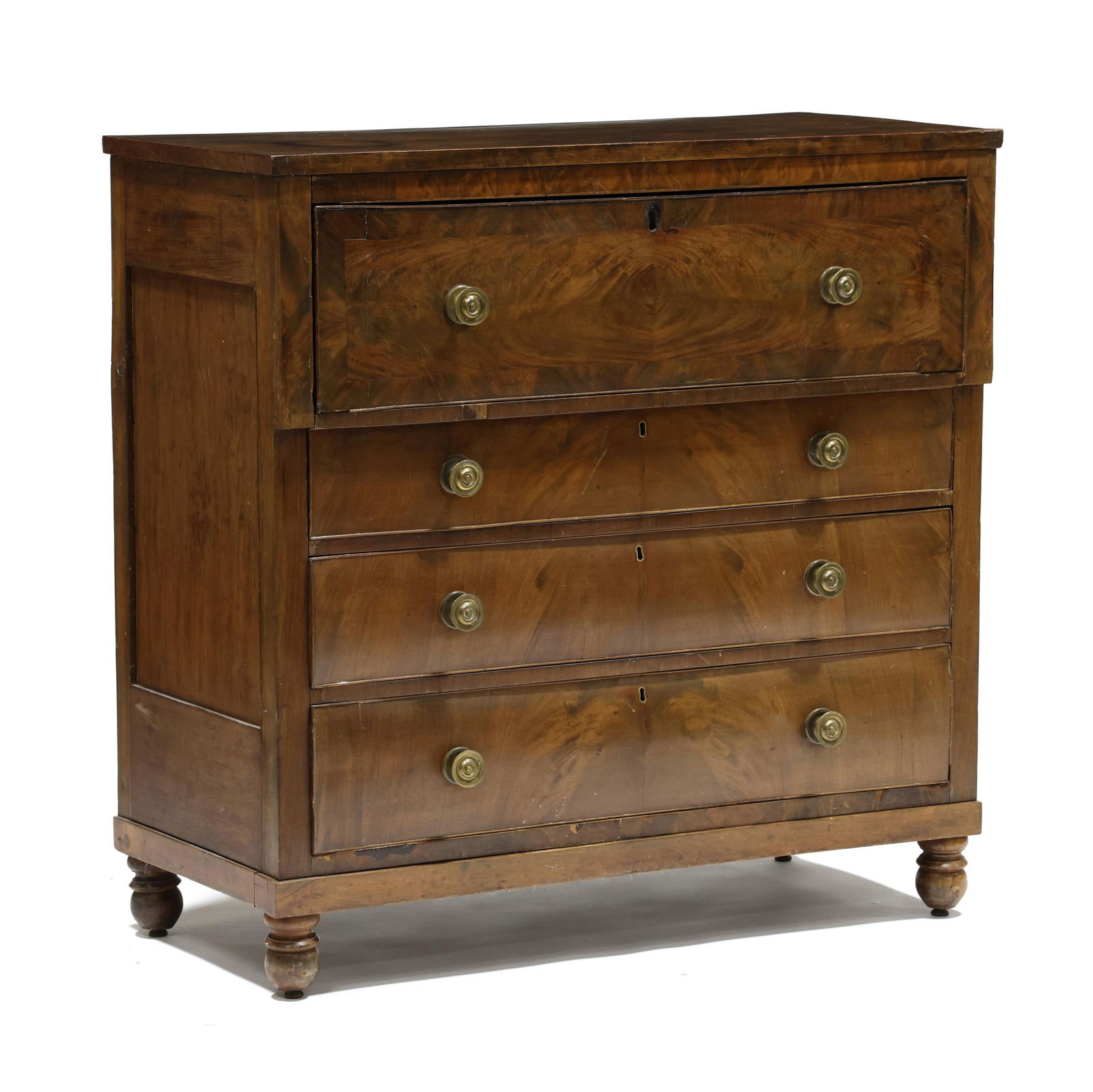 American Classical Mahogany Butler's Chest of Drawers (1 of 12)