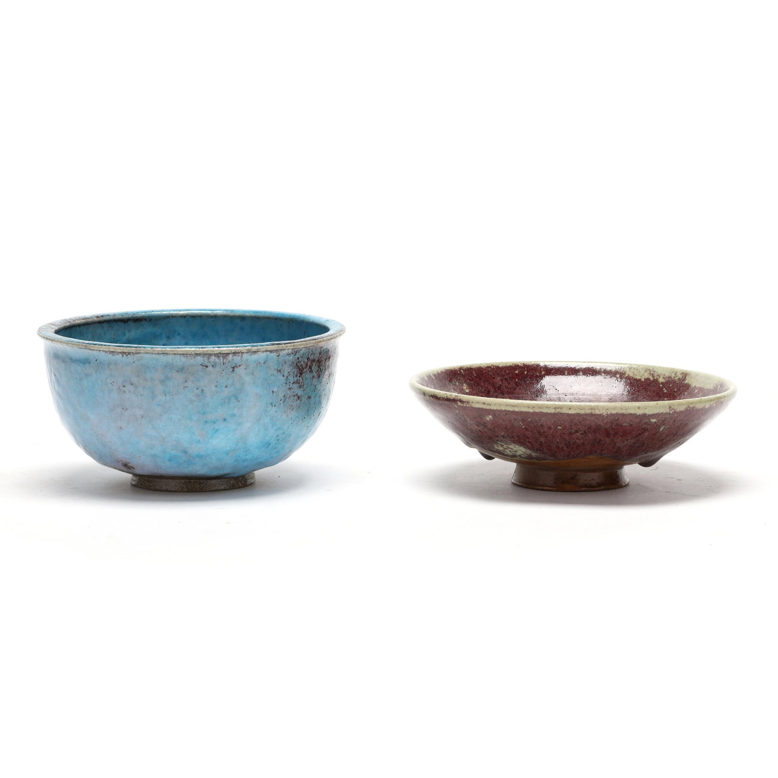 Ben Owen III (Seagrove, NC, b. 1968), Two Early Pottery Bowls (1 of 6)