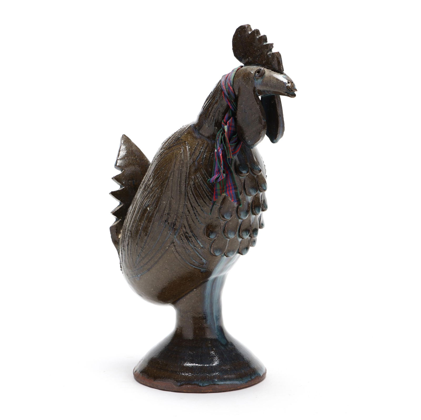 Charles Lisk (Vale, NC, b. 1952), Pottery Rooster (1 of 7)