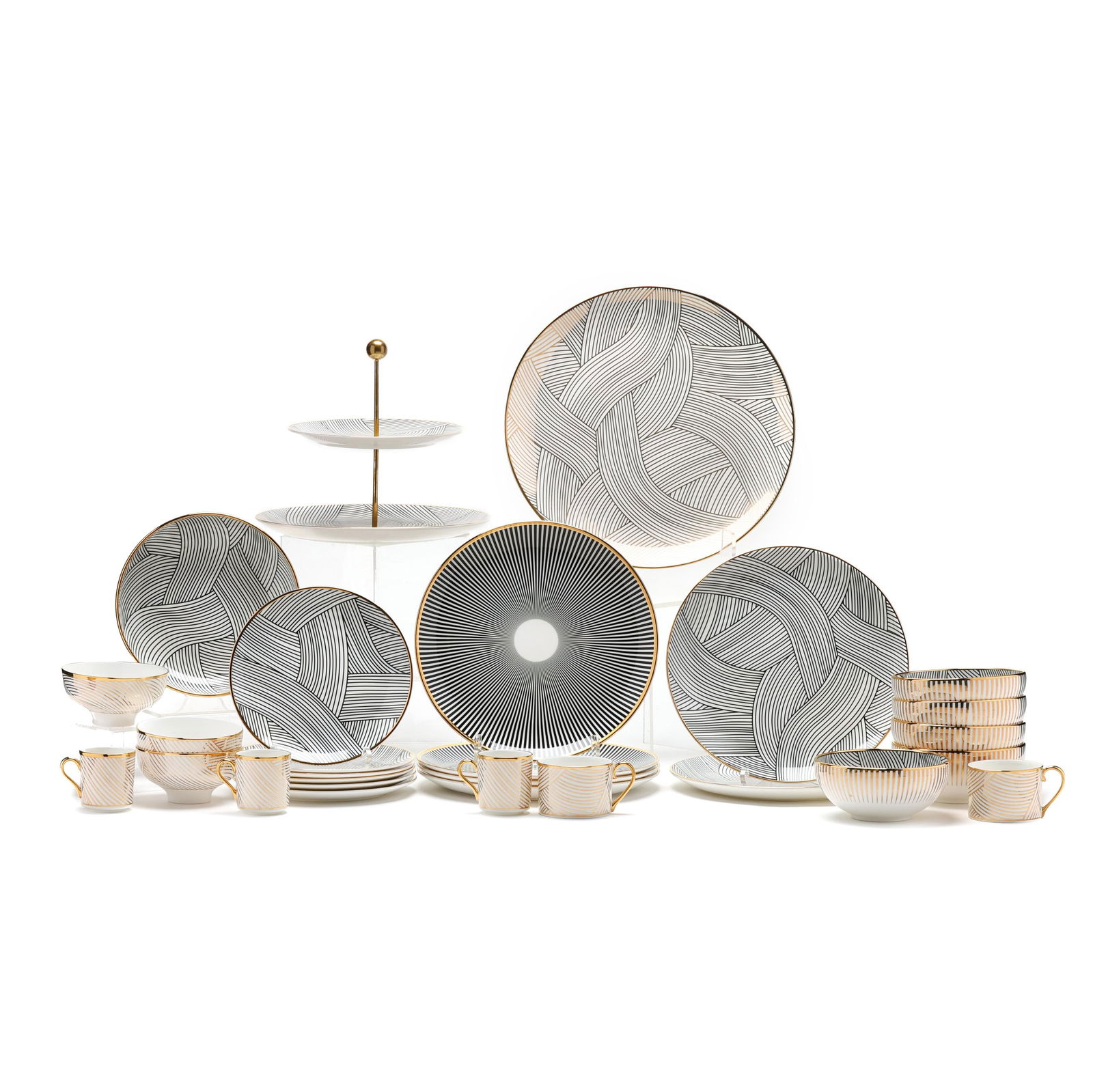 Bethan Gray for 1882 Ltd., Set of Lustre China Dinnerware (1 of 10)