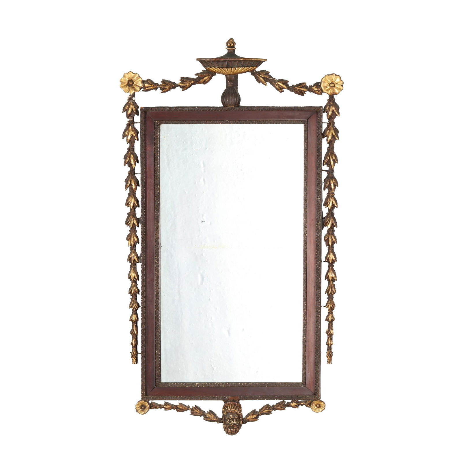 Neoclassical Carved and Gilt Mahogany Mirror (1 of 7)
