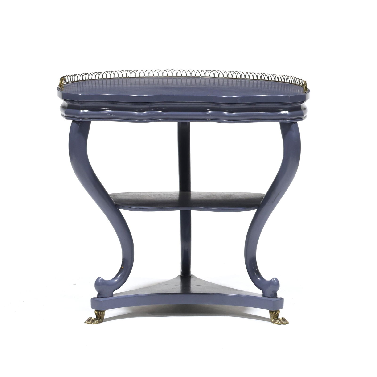 Italianate Painted Three Tiered Side Table (1 of 5)