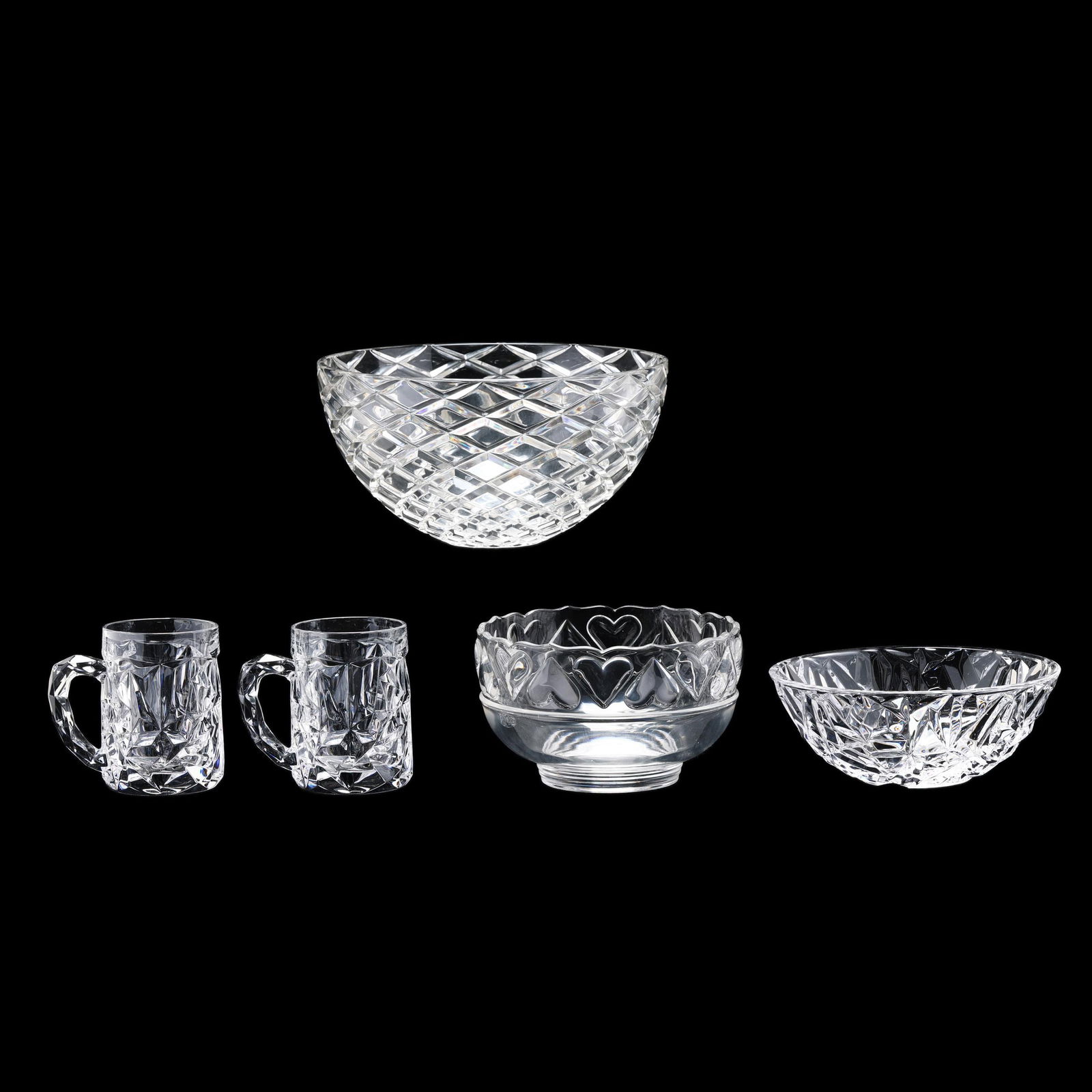 Tiffany & Co., Five Pieces of Crystal Tableware (1 of 9)