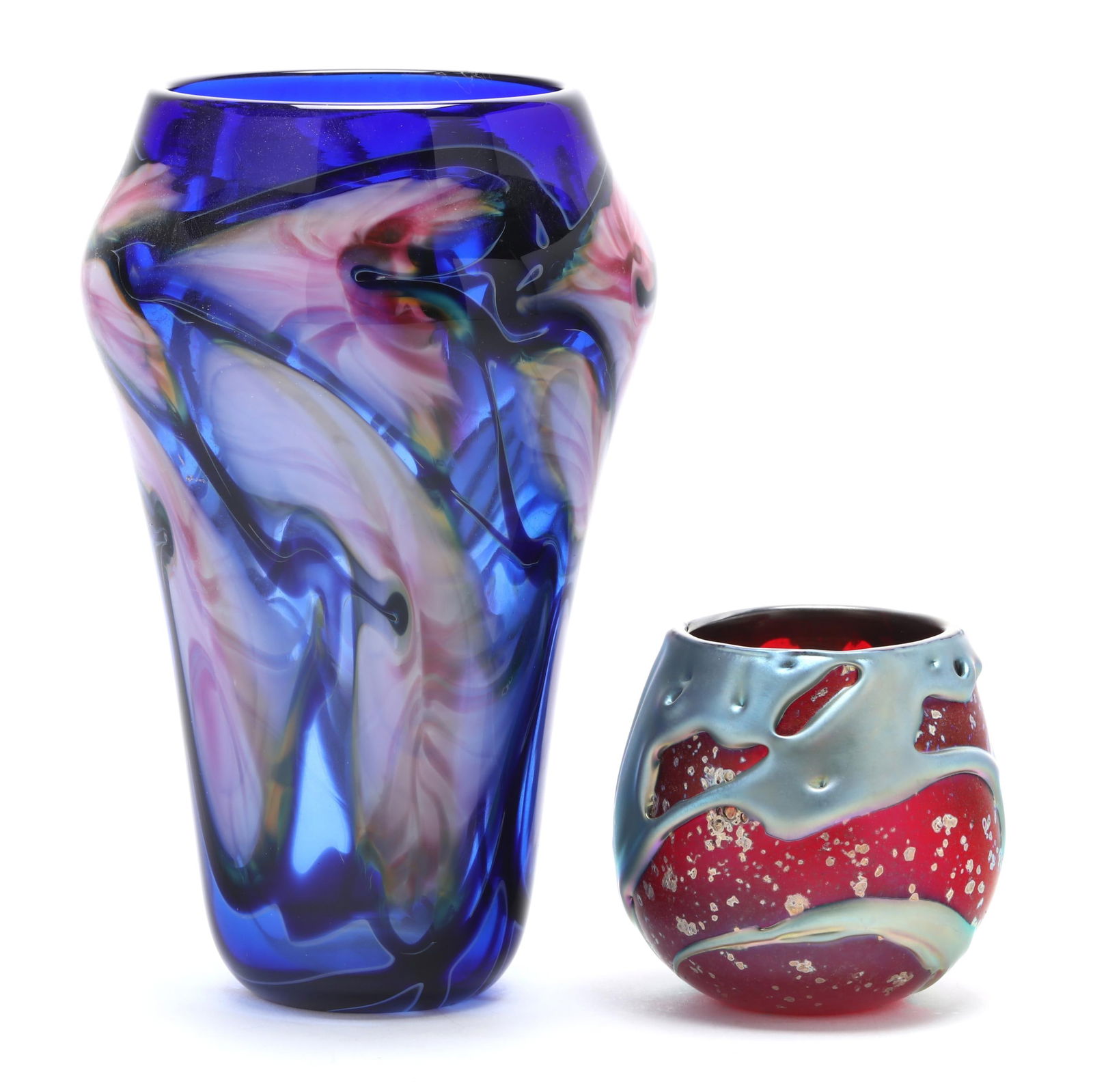 Two Lotton Art Glass Vases (1 of 8)