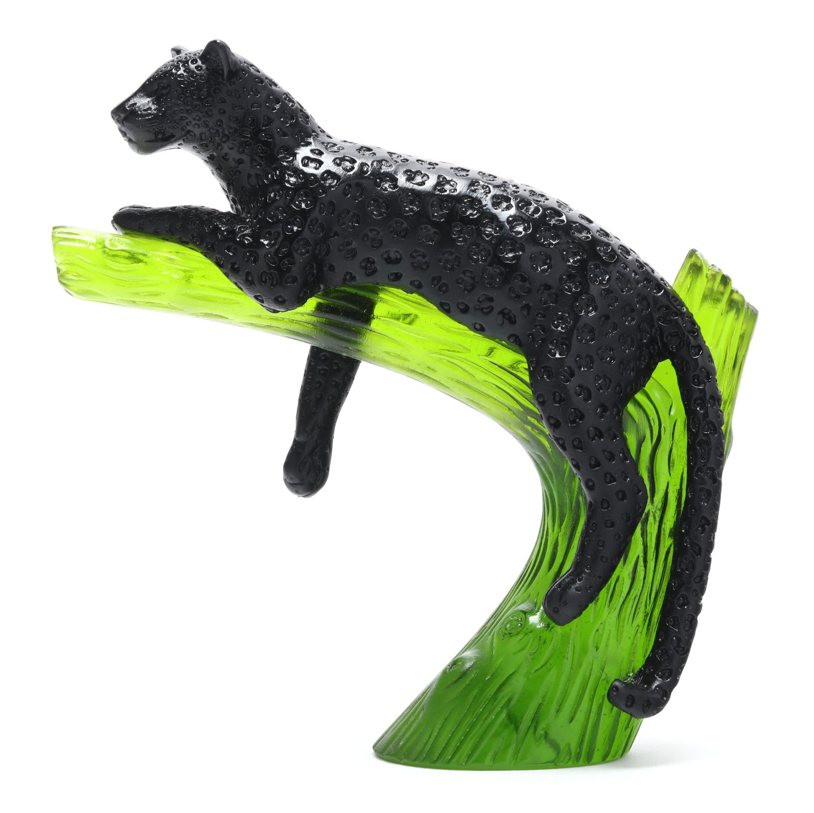 Daum, Leopard on Tree Glass Figure (1 of 6)