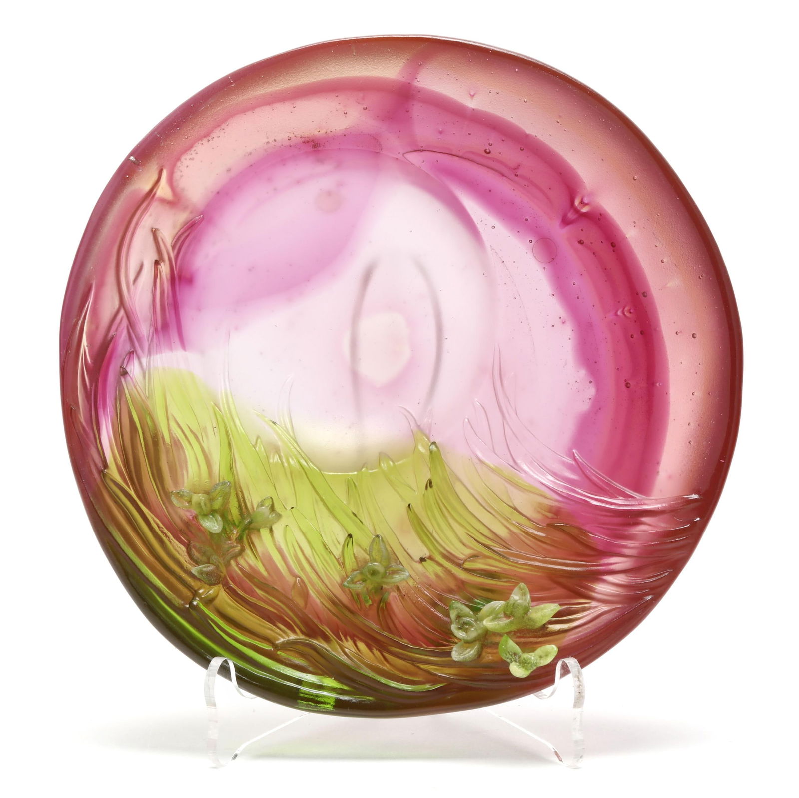 Liuli Gongfang, Pate de Verre Glass Vessel (1 of 4)