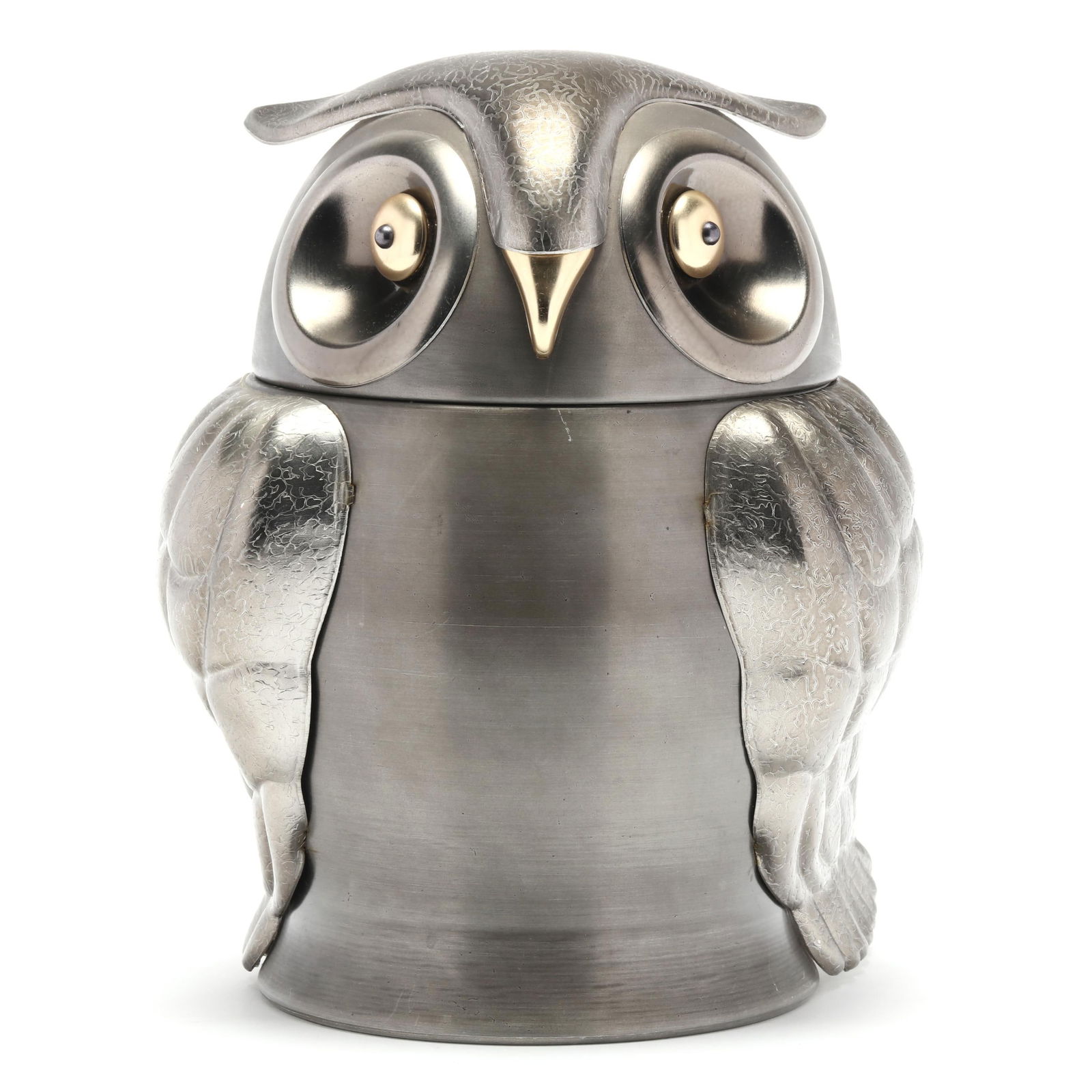Manner of Seymour Mann, Metal Owl Ice Bucket (1 of 6)