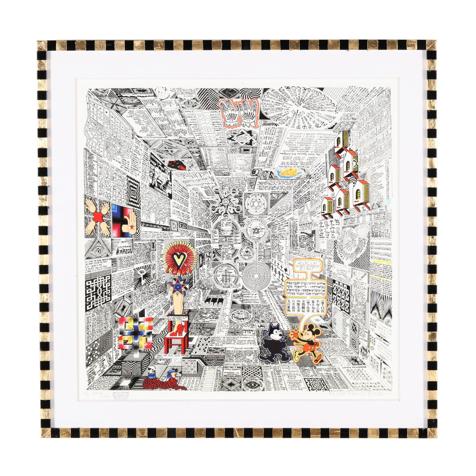 Pedro Friedeberg (Mexican, b. 1936), Codice Miguelito (1 of 7)