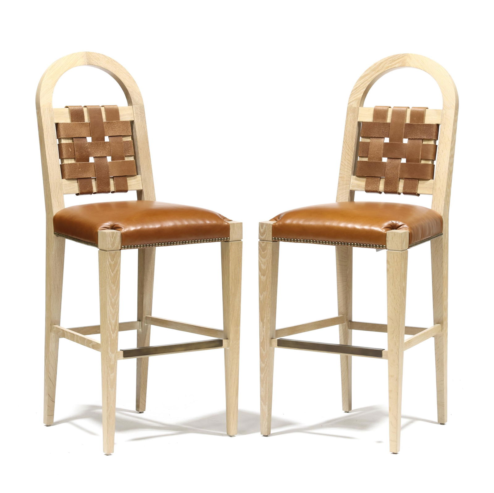 Alfredo Parades, Pair of Alvaro Bar Stools (1 of 7)
