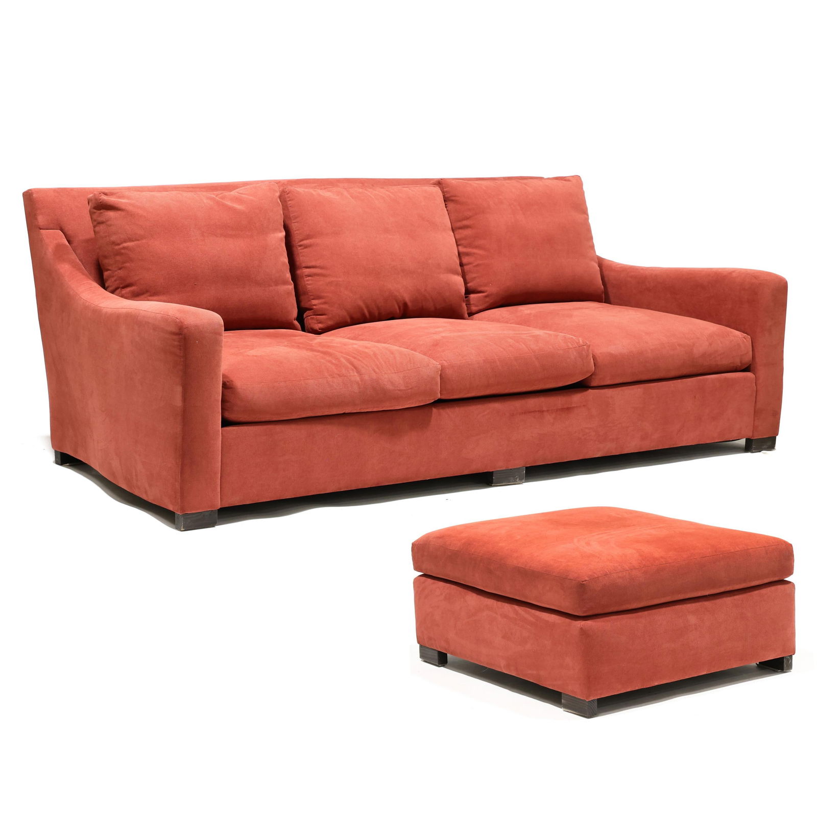 Donghia, Contemporary Upholstered Sofa and Ottoman (1 of 9)