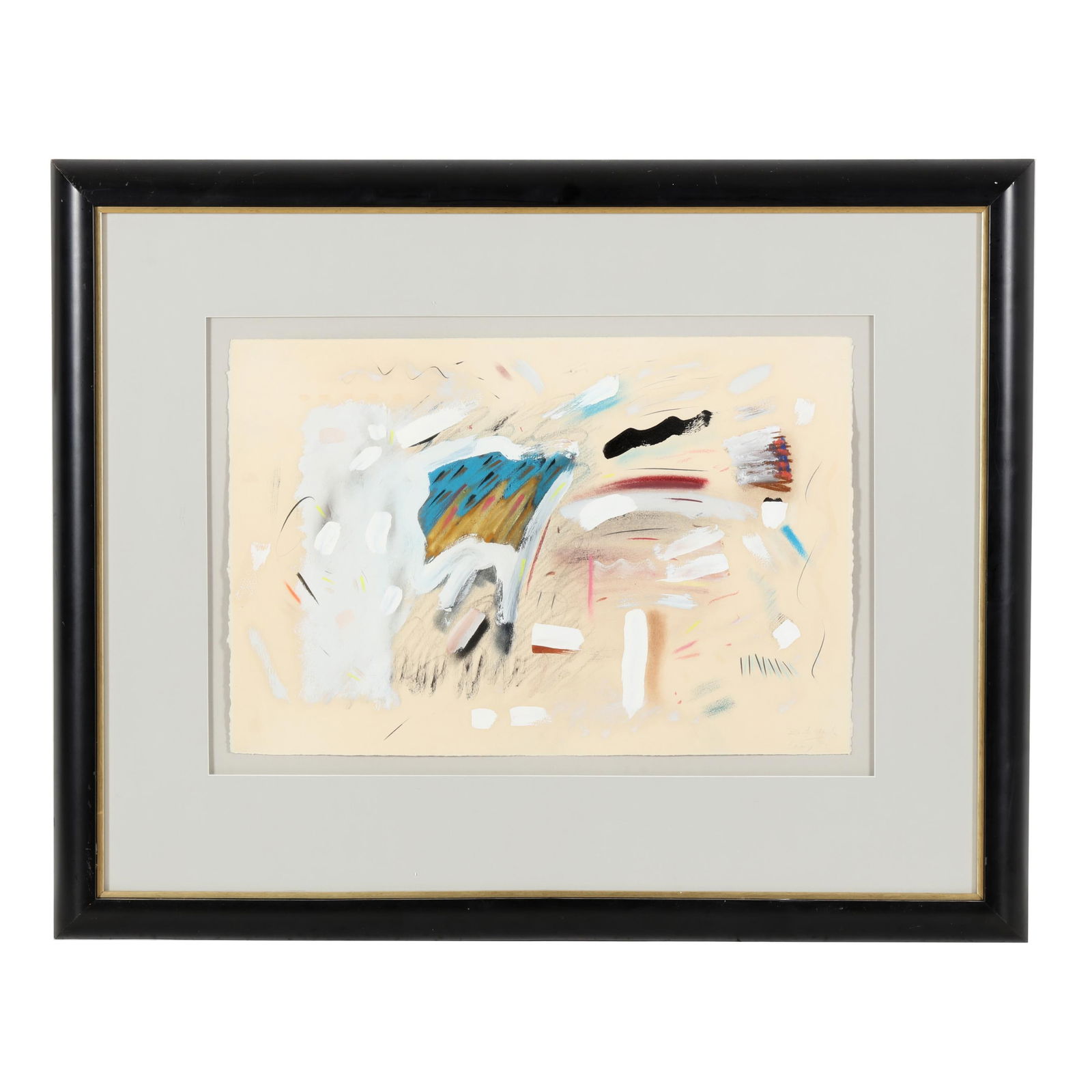 Vintage Abstract Painting, Back Wash (1 of 6)