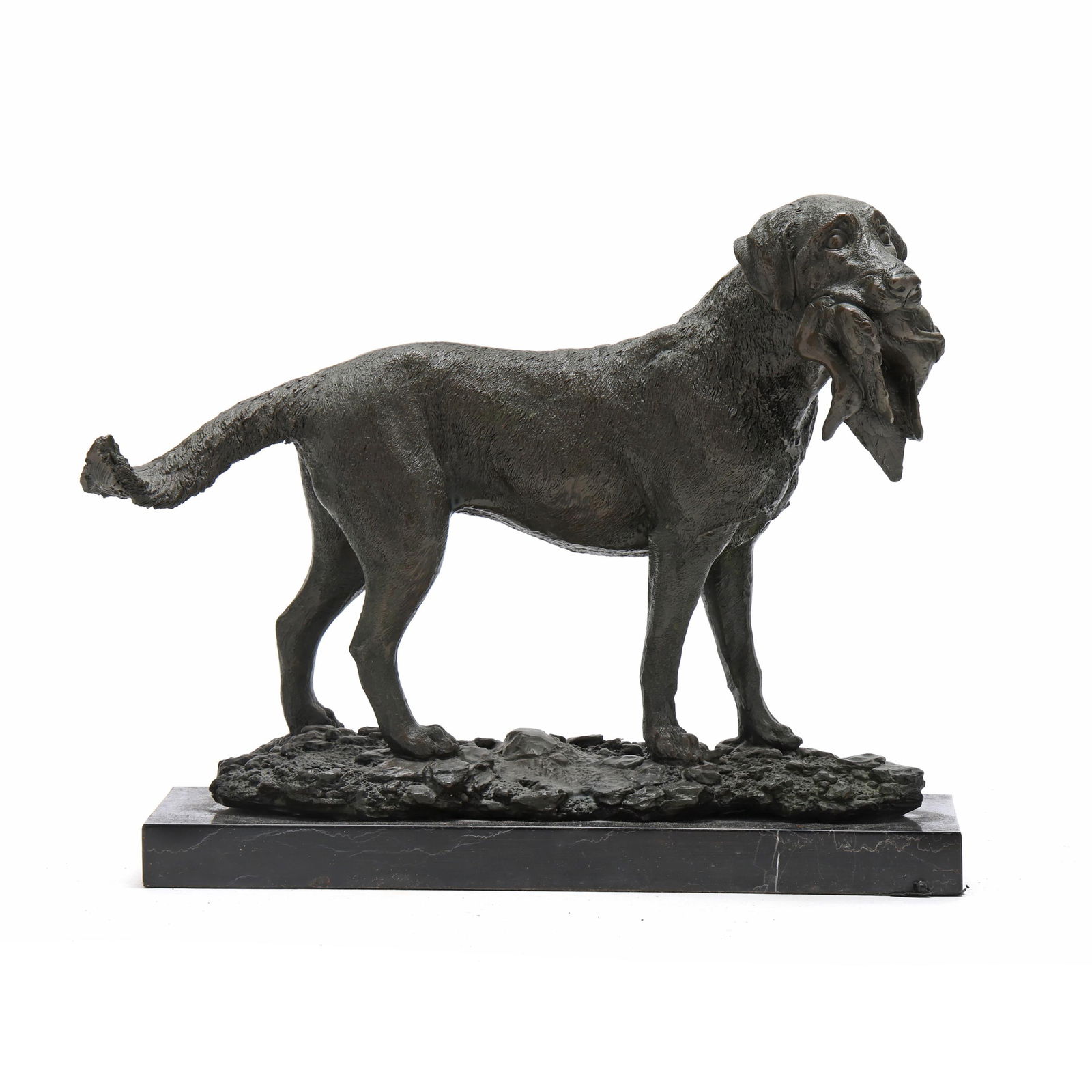 after Emile Louis Truffot (French, 1843-1895), Hunting Dog Retrieving a Duck (1 of 6)