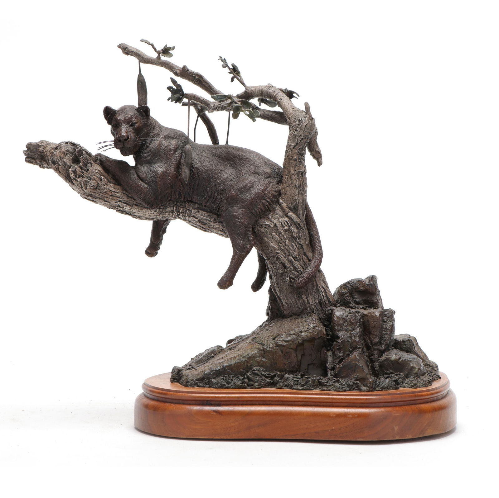 Gary Robert Swanson (American, 1942-2010), Leopard In The Sausage Tree (1 of 7)