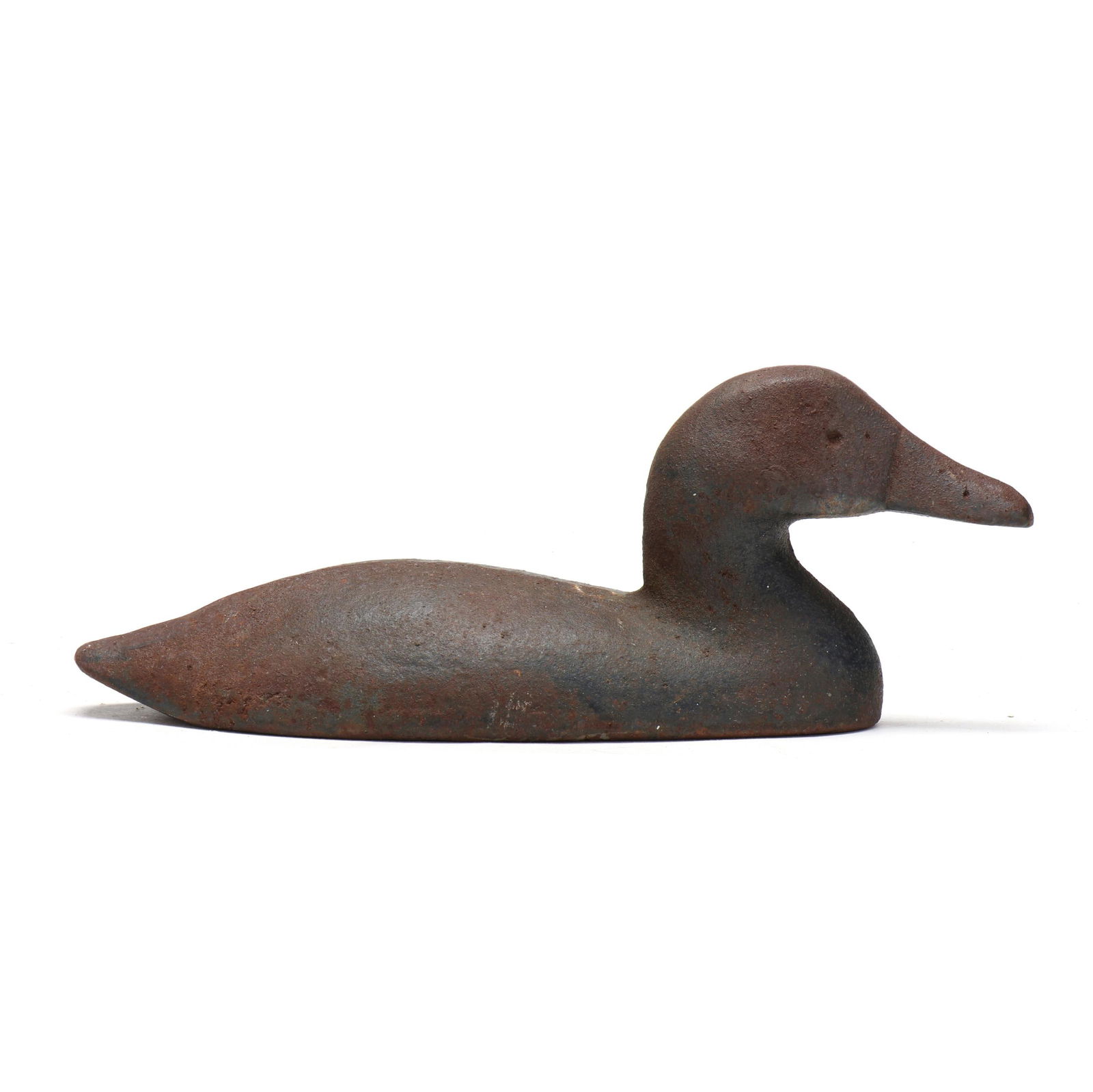 Early Sanders Foundry Sink Box Canvasback: Early Sanders Foundry Sink Box CanvasbackElizabeth City, North Carolina, circa 1920, cast iron. Length 14 in. A similar example is published on page 7 of Gunnin' Birds by Kroghie Andresen. Additional