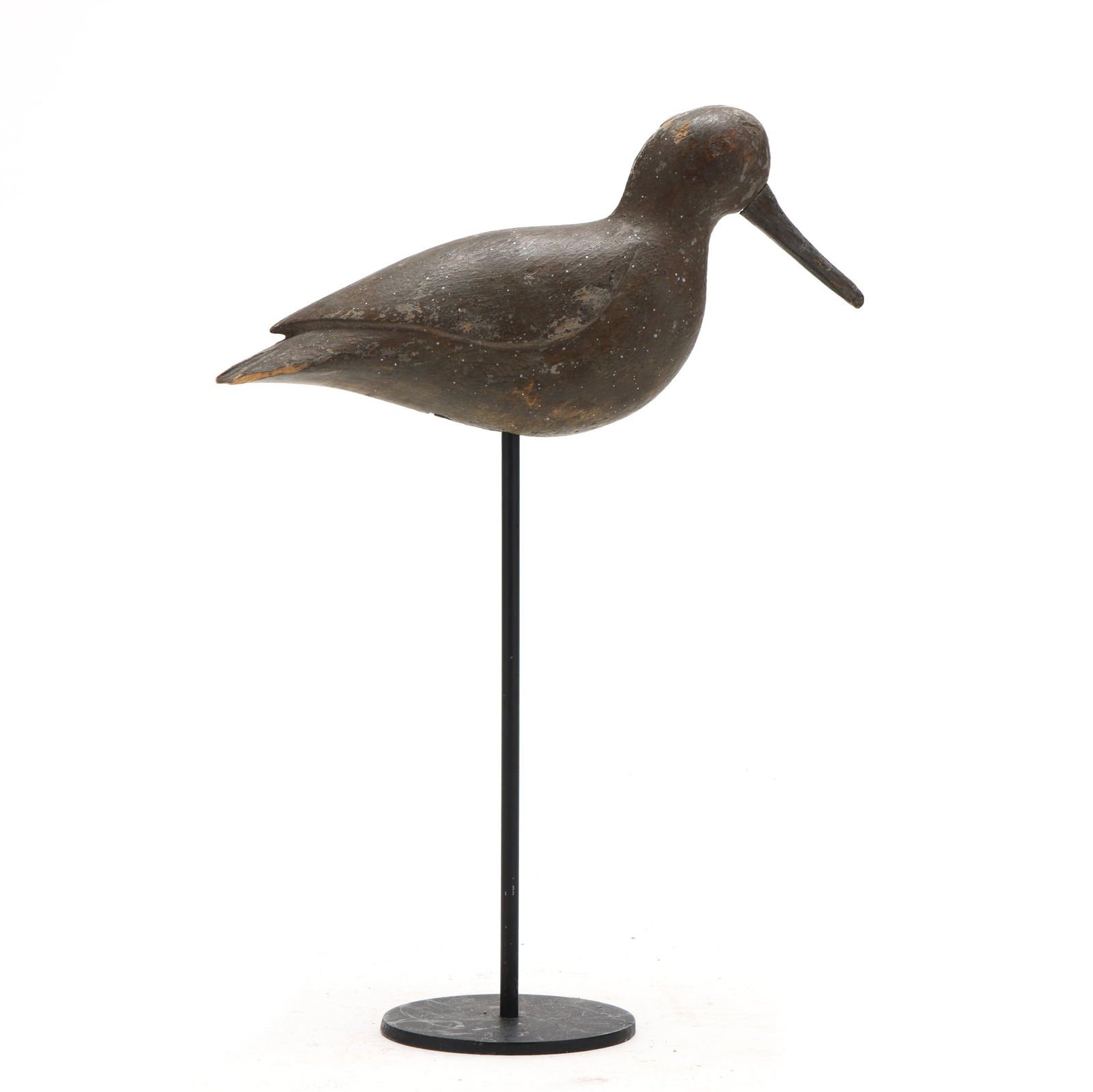 Roscoe Willis (NC, 1894-1980), Published Plover from Diamond Shoals Lightship: Roscoe Willis (NC, 1894-1980), Published Plover from Diamond Shoals LightshipHatteras, North Carolina, circa 1915, carved and painted wood, published on page 136 of Shorebird Decoys of North Carolina