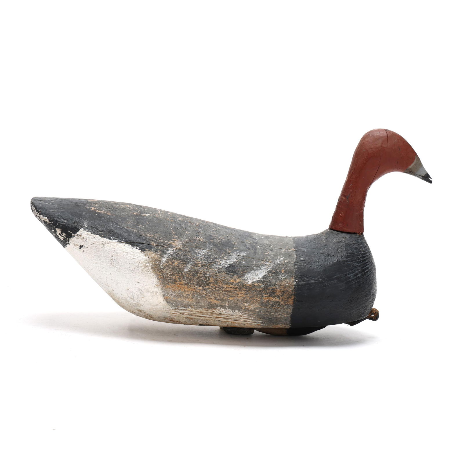 Lawrence Howard (NC, 1891-1975), Brant: Lawrence Howard (NC, 1891-1975), Brant Ocracoke, North Carolina, circa 1920s, carved and painted wood. Length 18 in. Lawrence Howard was a native Ocracoker, although he spent most of his life in