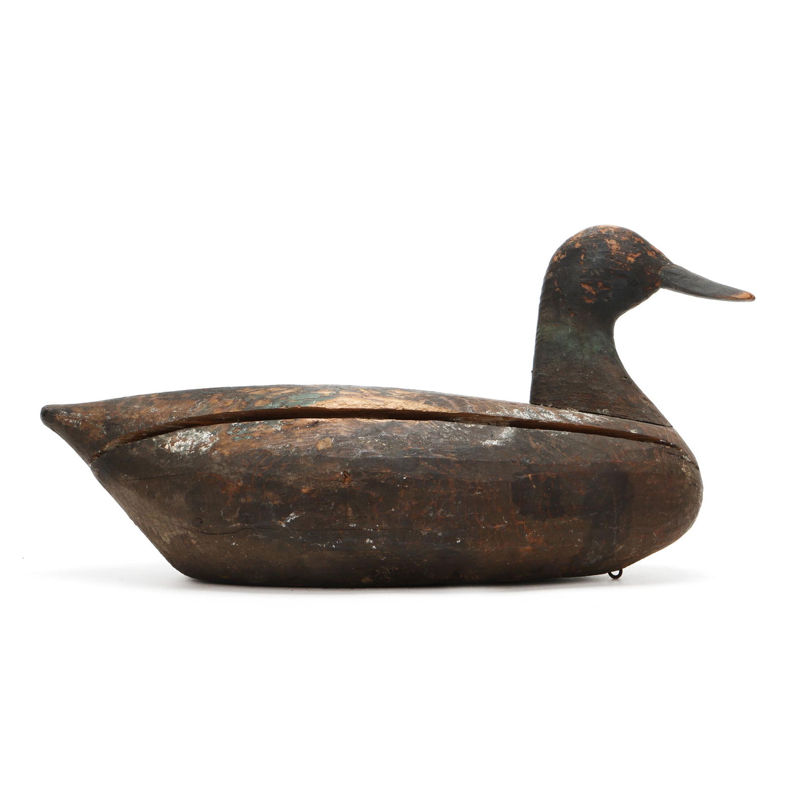 Tom Midgett (NC, 1865-1944), Rare Black Duck (1 of 7)