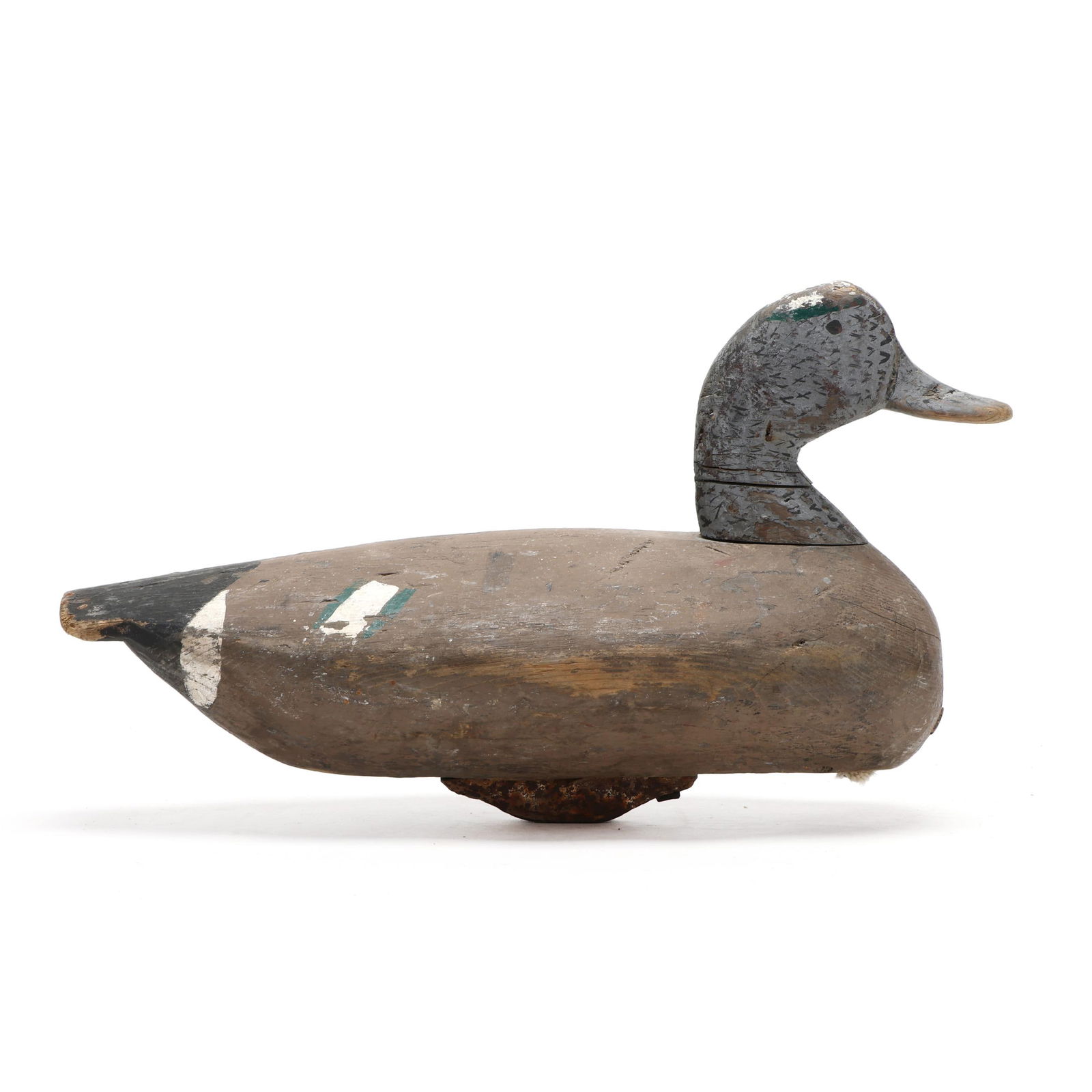 Bob Morse (NC, 1881-1971), Published Widgeon: Bob Morse (NC, 1881-1971), Published WidgeonChurches Island, North Carolina, circa 1920s, carved and painted wood, published on page 176 of Gunnin' Birds by Kroghie Andresen. Length 17.5 in. Morse mad