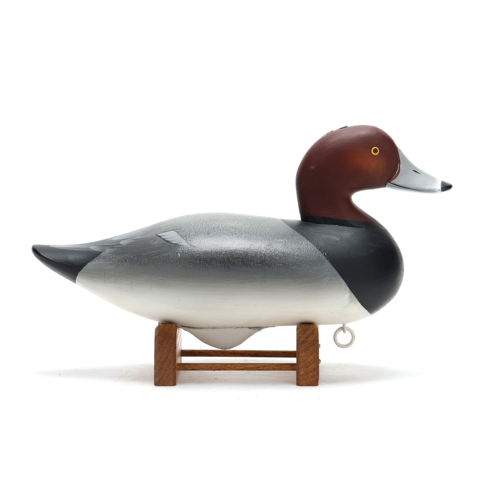 Charlie "Speed" Joiner (MD, 1921-2015), Redhead with Custom Stand Commemorating the R. Madison (1 of 12)