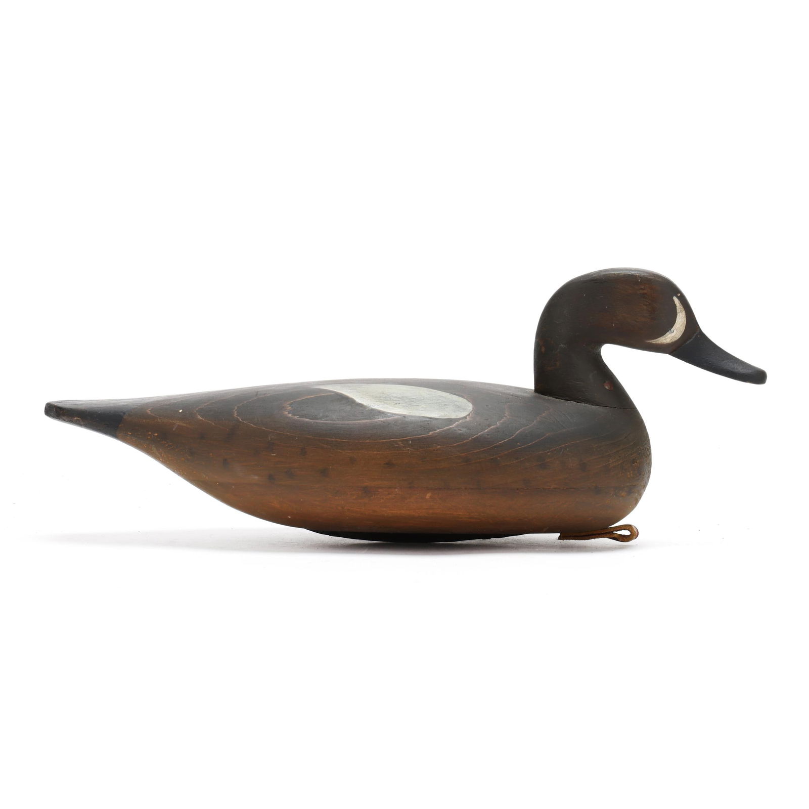 Ken Humphries (NC, b. 1973), Hen Blue-winged Teal: Ken Humphries (NC, b. 1973), Hen Blue-winged TealMarshallberg, North Carolina, circa 2020, carved and painted wood. Length 14.5 in. Additional high-resolution photos are available at www.lelandlittle