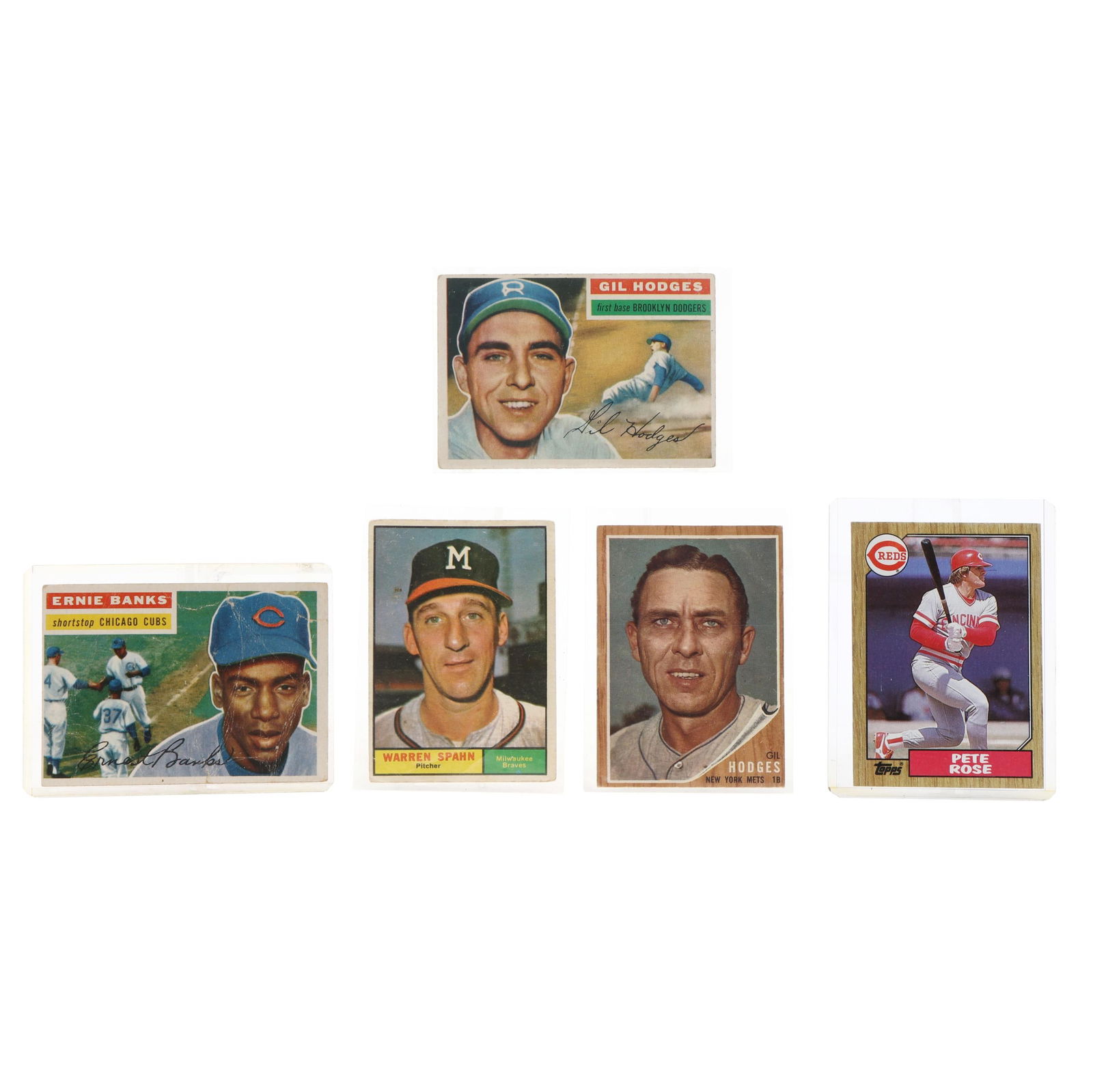 Six Desirable Topps Baseball Cards (1 of 2)