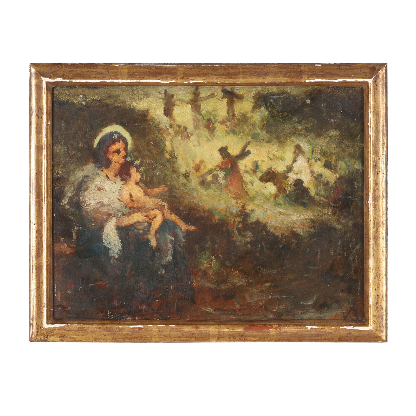 Elliott Daingerfield (American, 1859-1932), Life of Christ Oil Sketch (1 of 8)