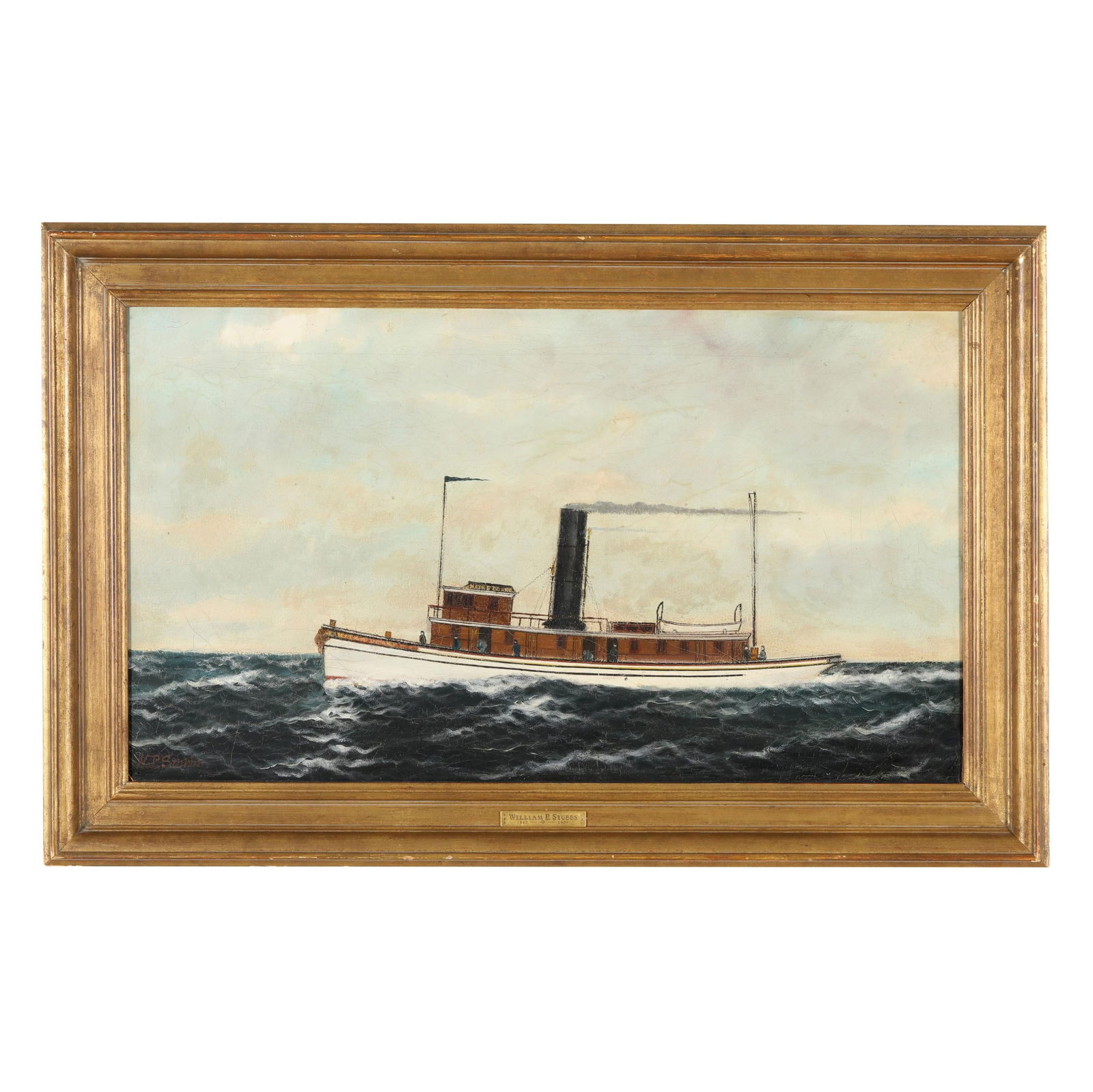 William Pierce Stubbs (American, 1842-1909), Portrait of Steam Ship (1 of 8)