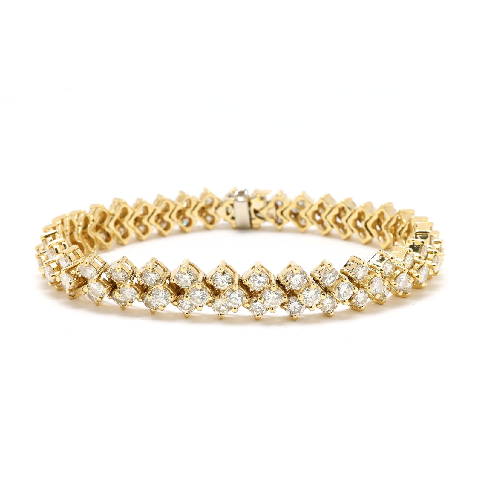 Gold and Diamond Bracelet (1 of 8)