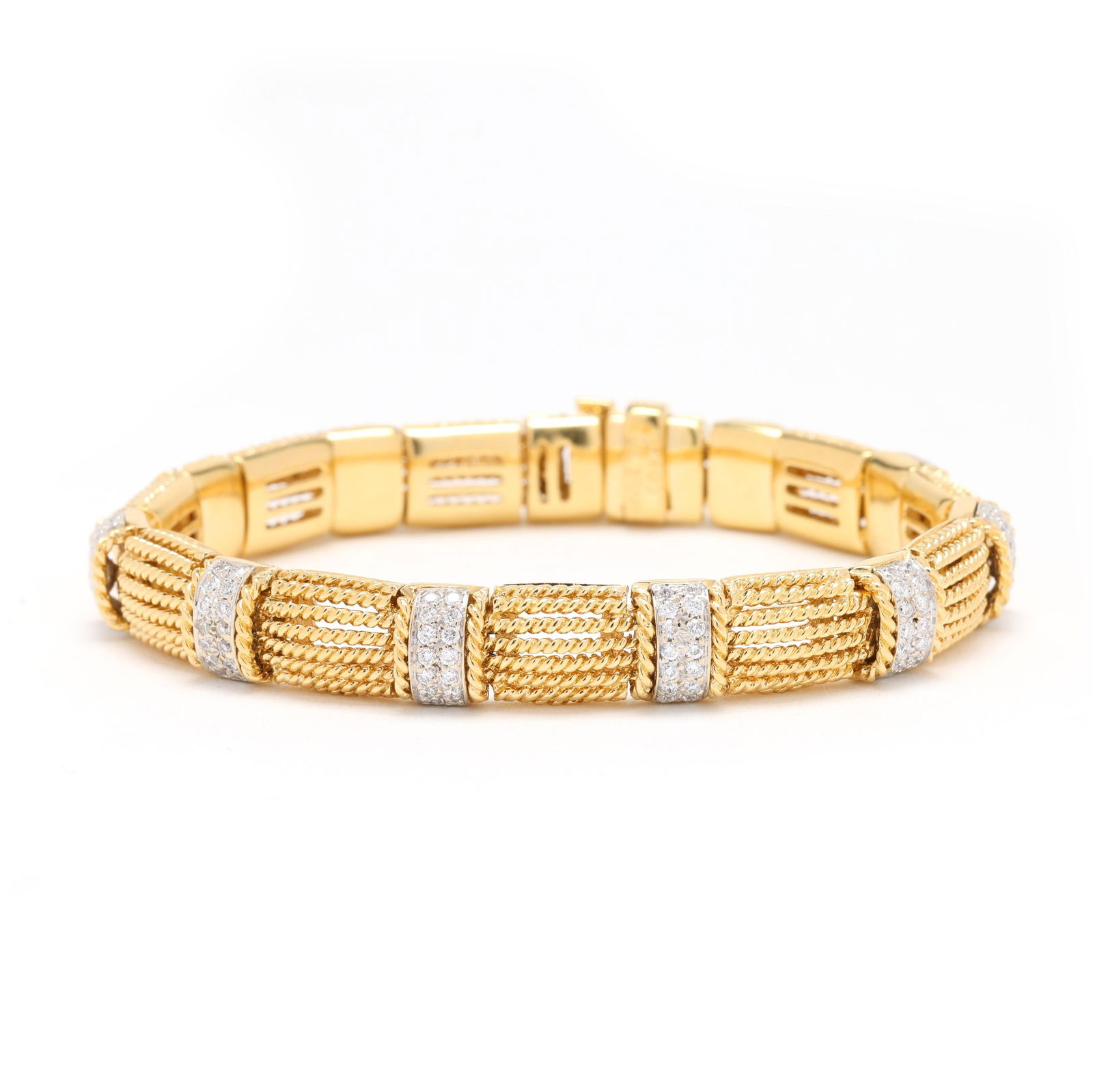 Bi-Color Gold and Diamond Bracelet, Roberto Coin (1 of 6)