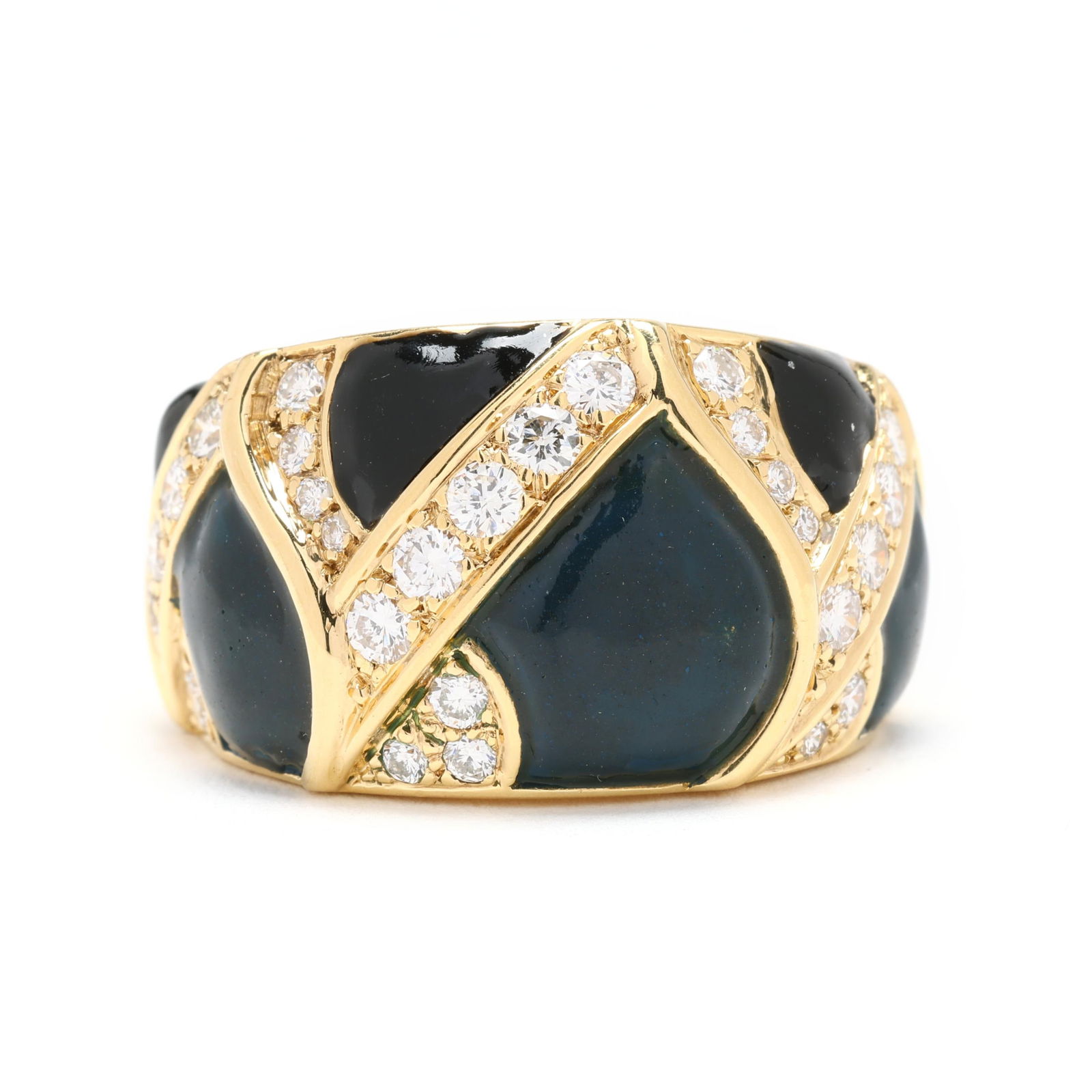 Gold, Enamel, and Diamond Ring, Dior (1 of 5)