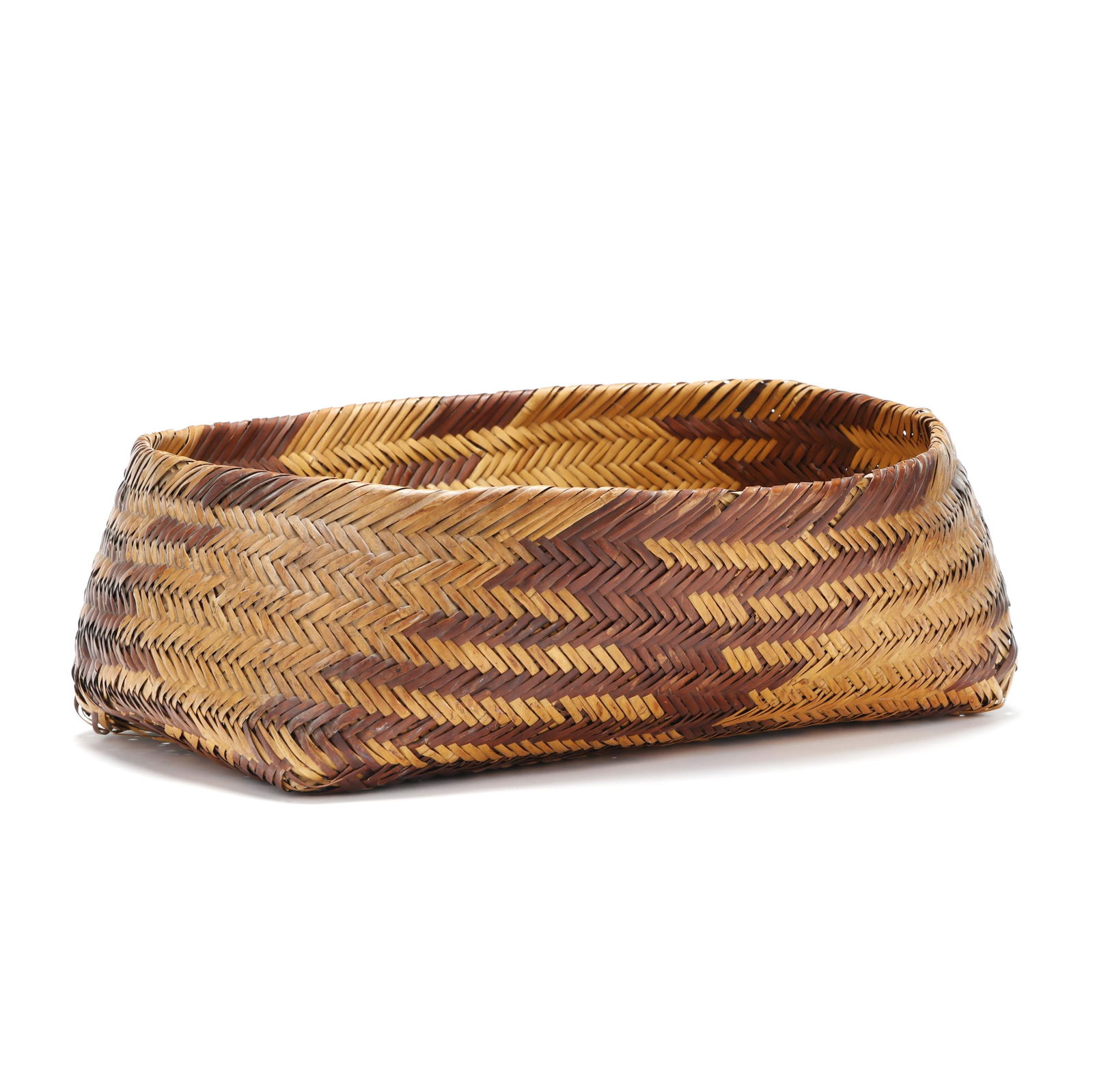 Large Cherokee Double Weave Rivercane Basket (1 of 10)