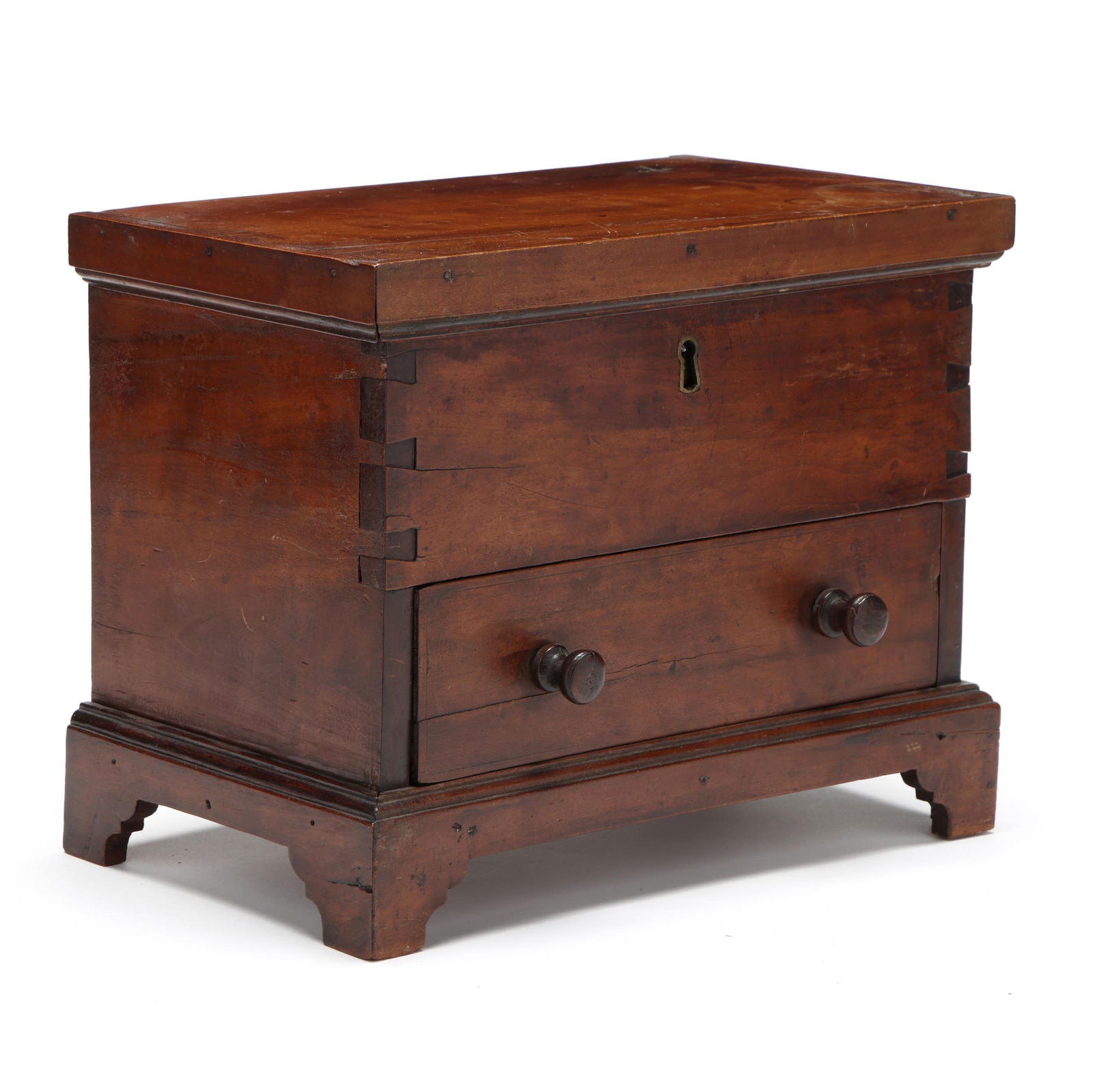North Carolina Chippendale Cherry Valuables Box (1 of 10)