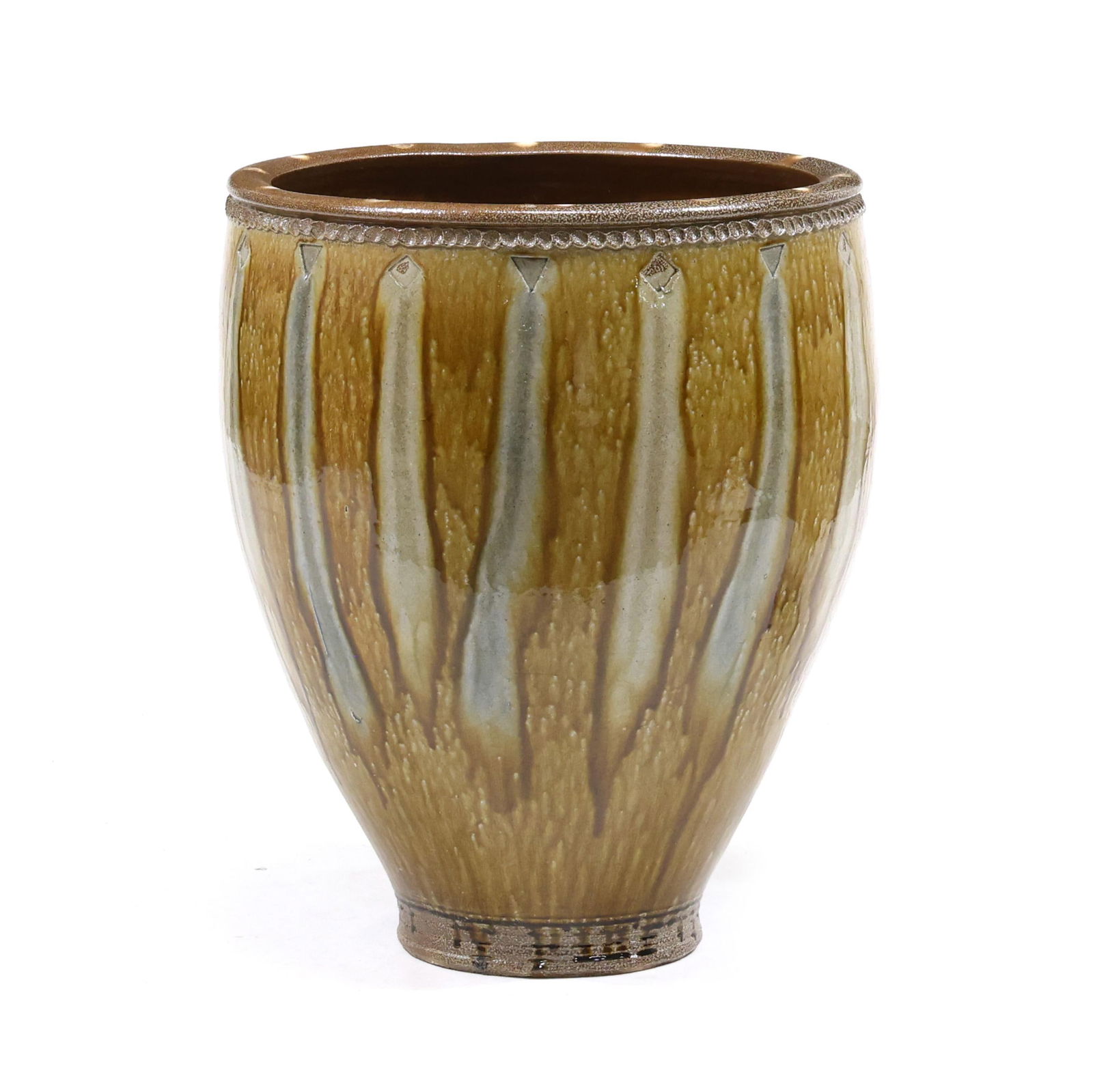 Mark Hewitt (NC, b. 1955), Large Salt Glazed Covered Urn (1 of 6)