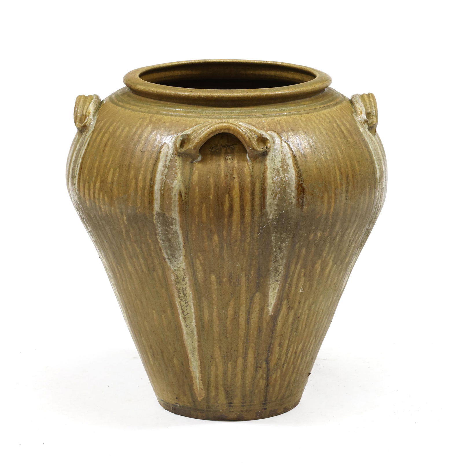 Kim Ellington (NC, b. 1954), Large Four Handled Floor Jar (1 of 6)