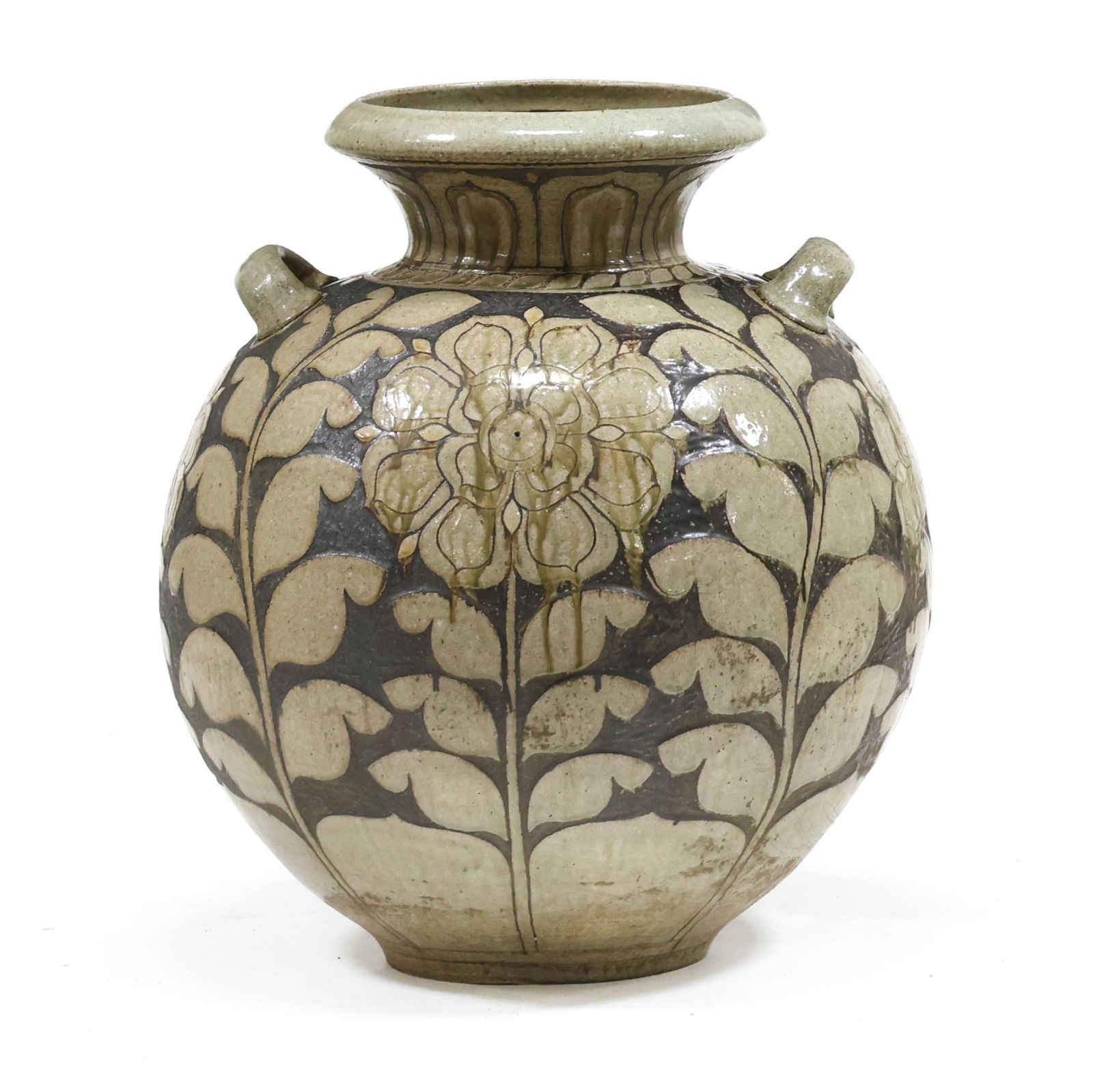 Kate Johnston (NC, b. 1988), Large Double Handled Stoneware Vessel (1 of 8)