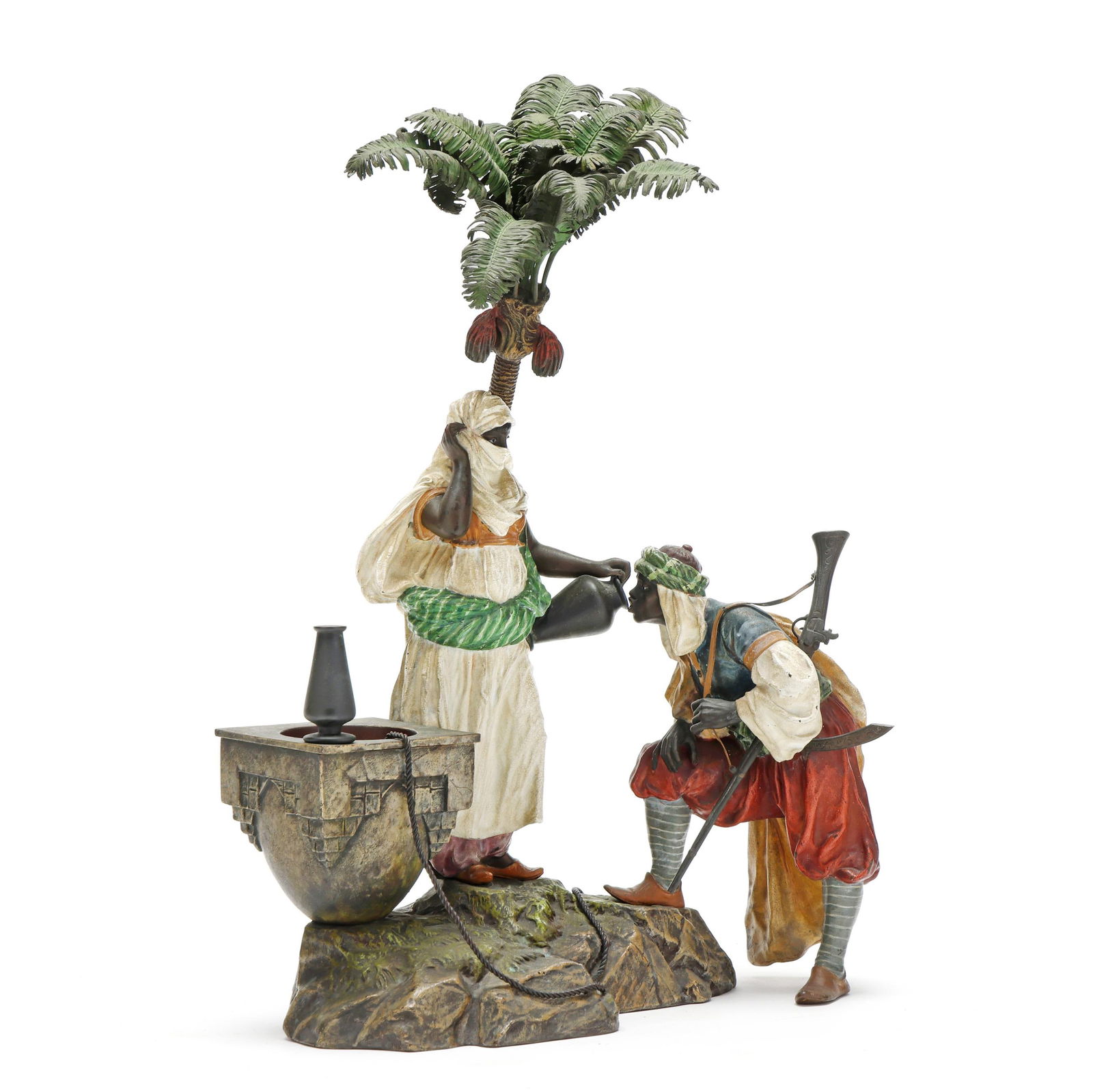 Franz Xaver Bergman (Austrian, 1861-1936), At the Well (1 of 12)