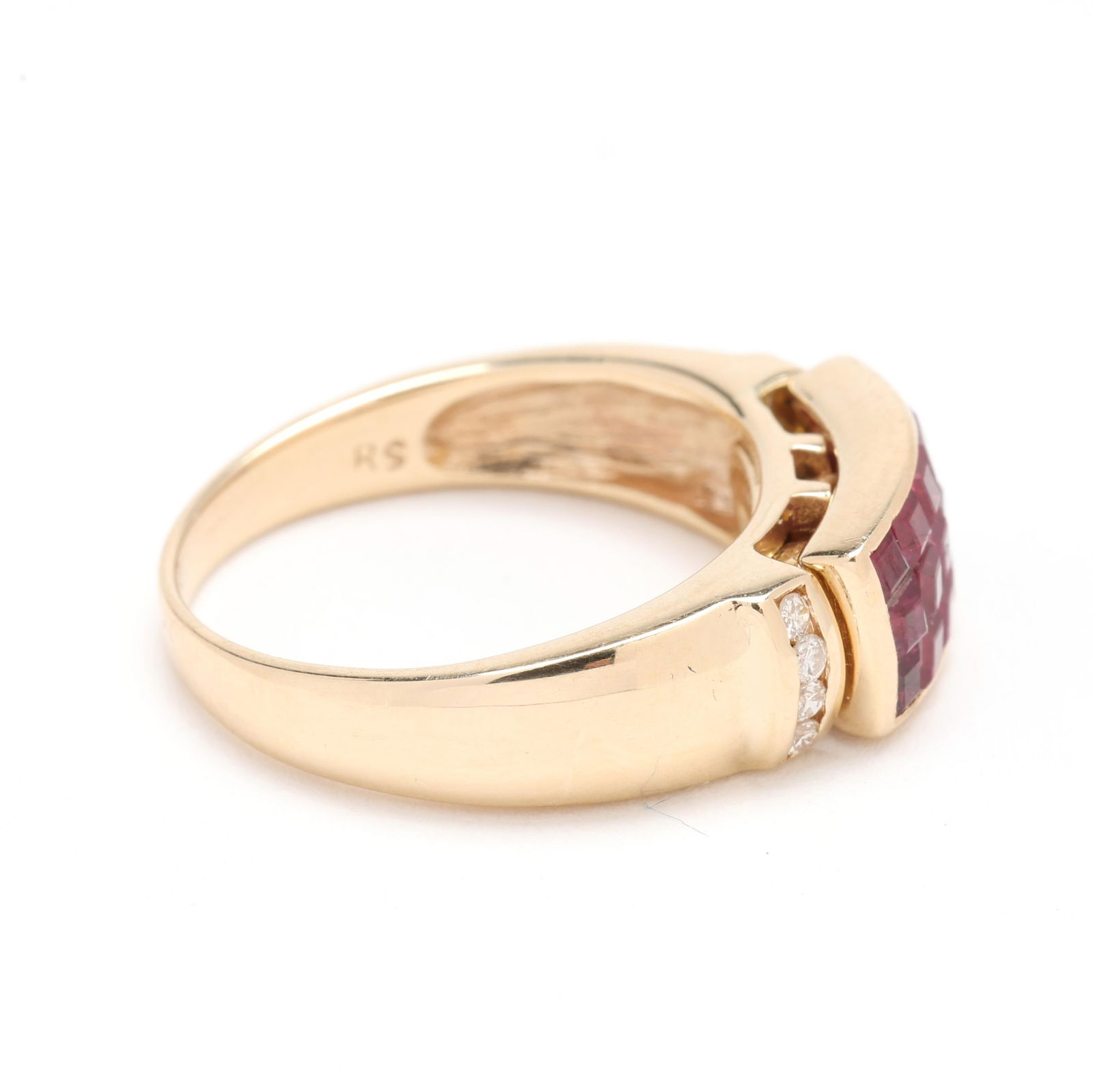 Gold, Ruby, and Diamond Ring - 2